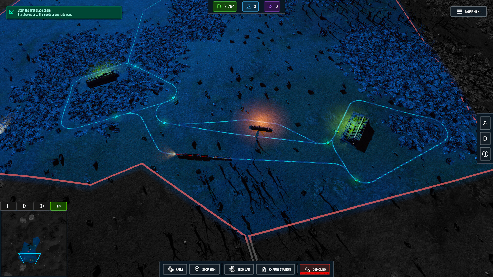 Cargo Protocol: Cyberpunk Trains