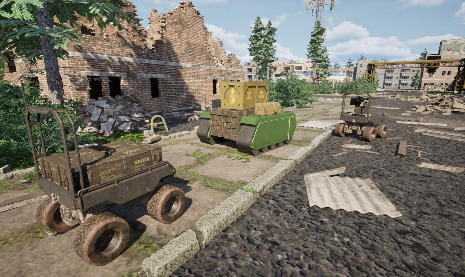 Ground Drone Operator: Ground Robotic System Simulator