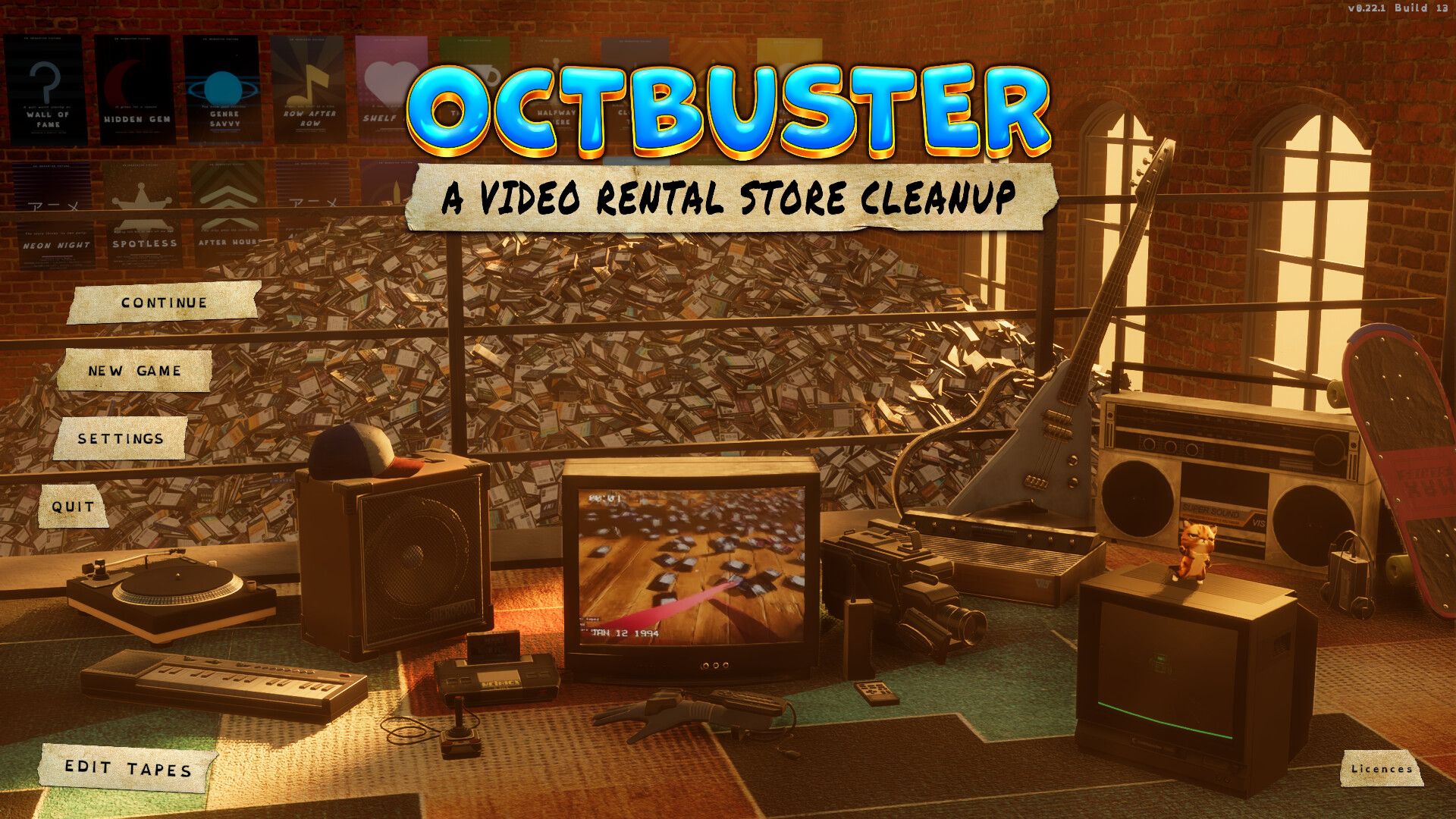 Octbuster: Video Rental Store Cleanup