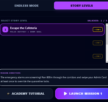 Crewmate Rush Space Escape Runner