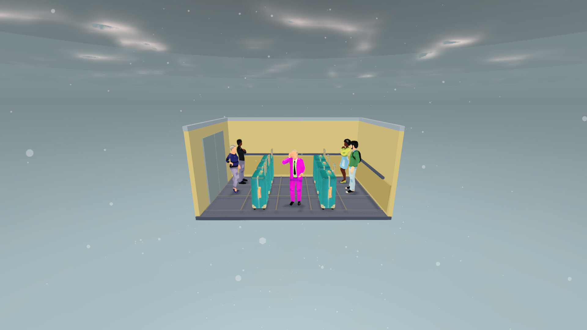 How to Ride Elevators Like a Human