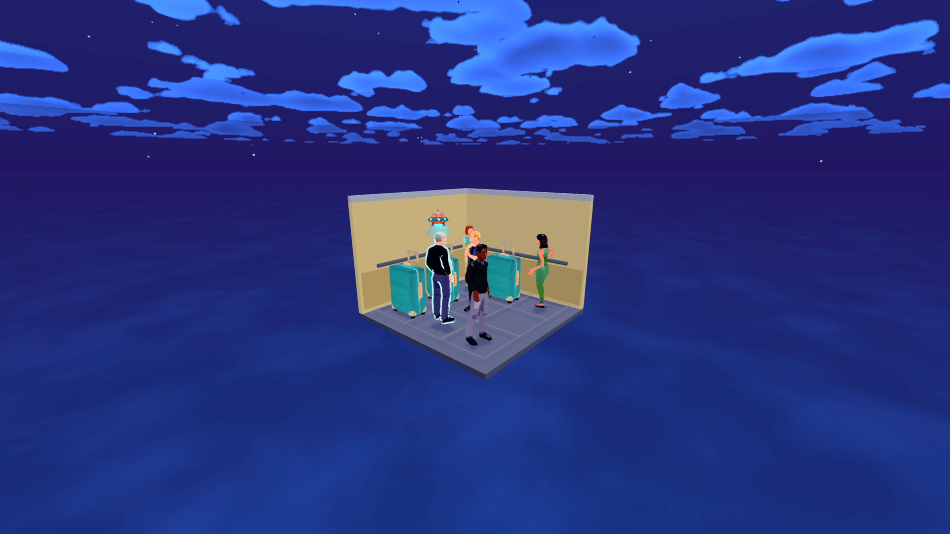How to Ride Elevators Like a Human