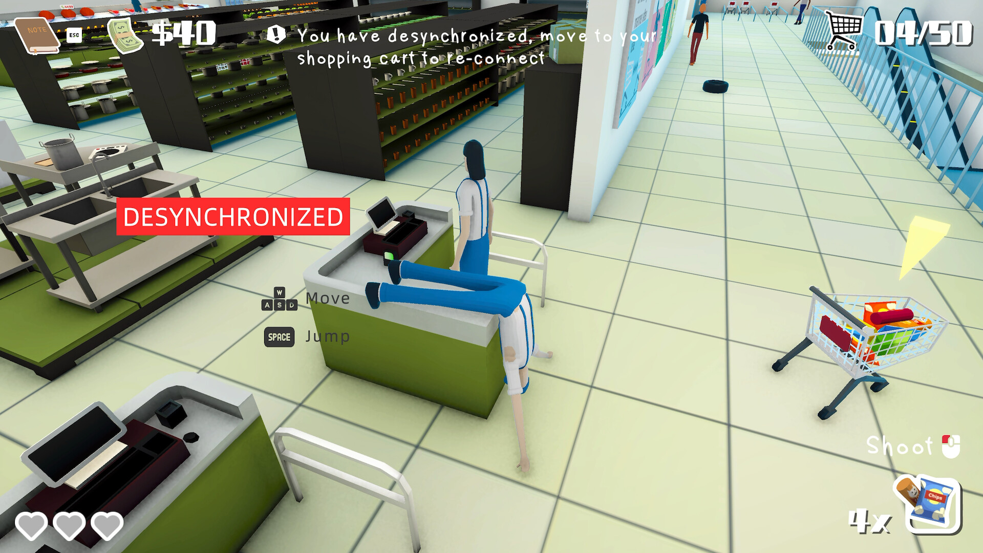 Shopping Cart Pusher