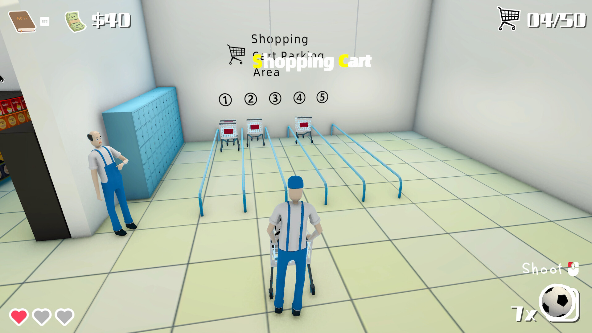 Shopping Cart Pusher