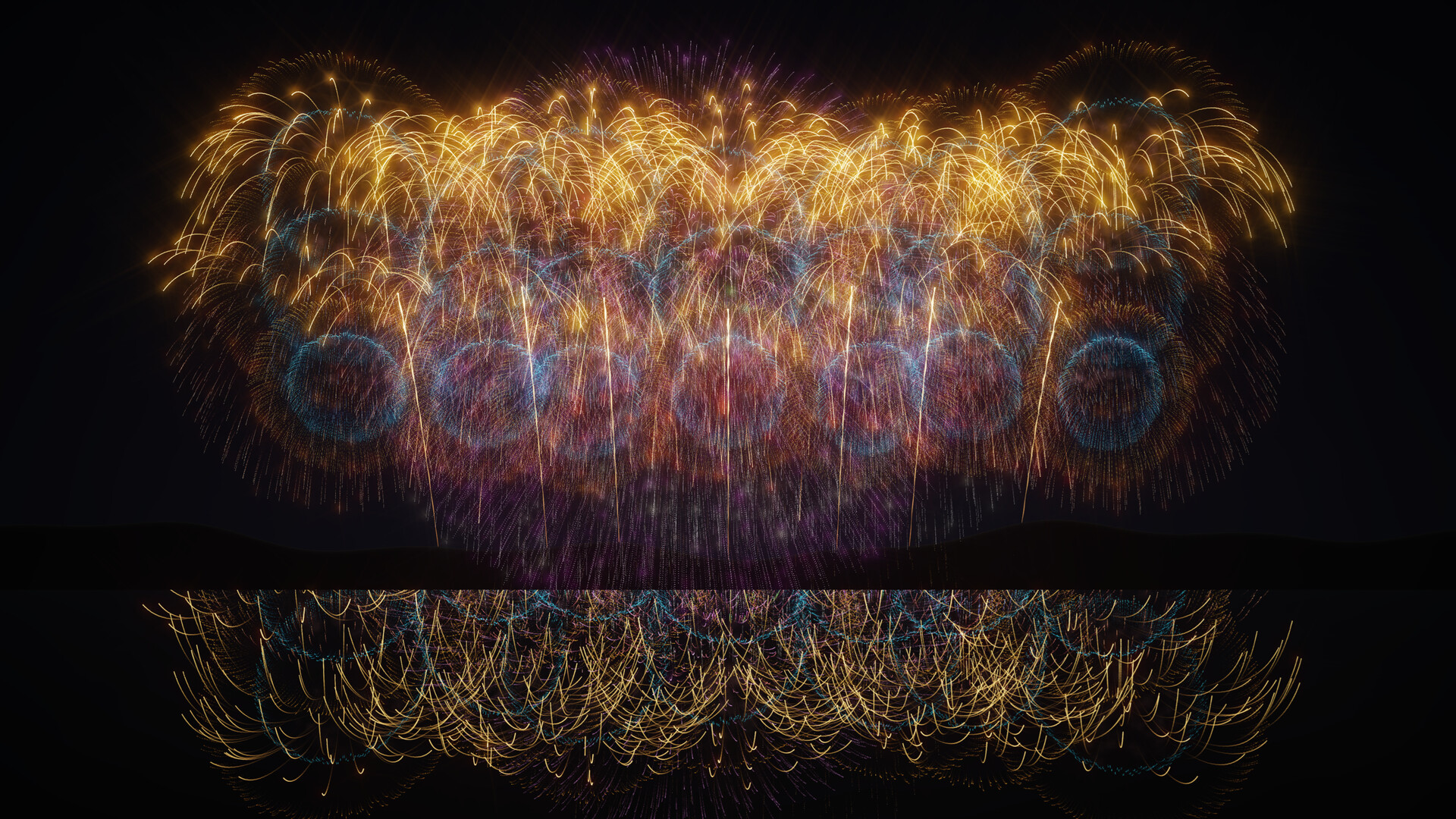 Burst Noir: Fireworks Simulator