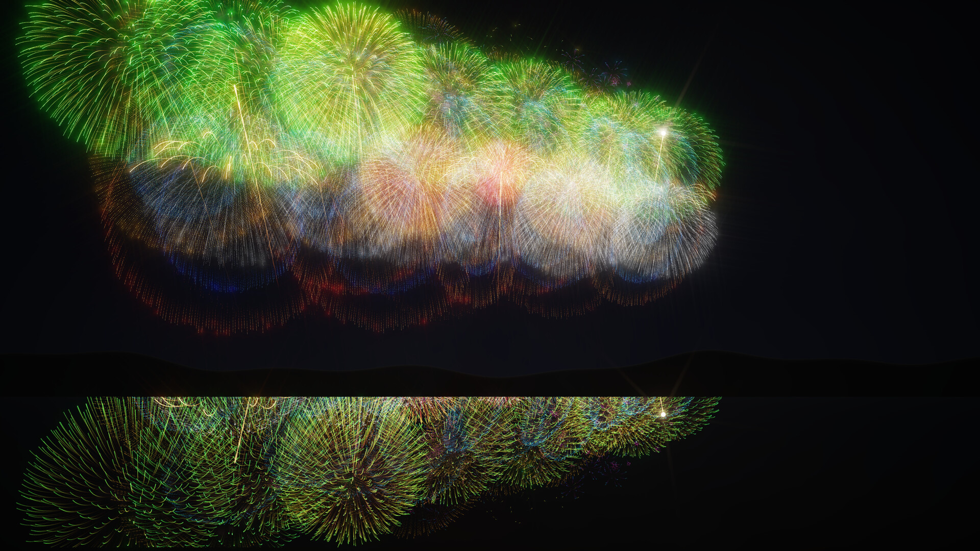 Burst Noir: Fireworks Simulator