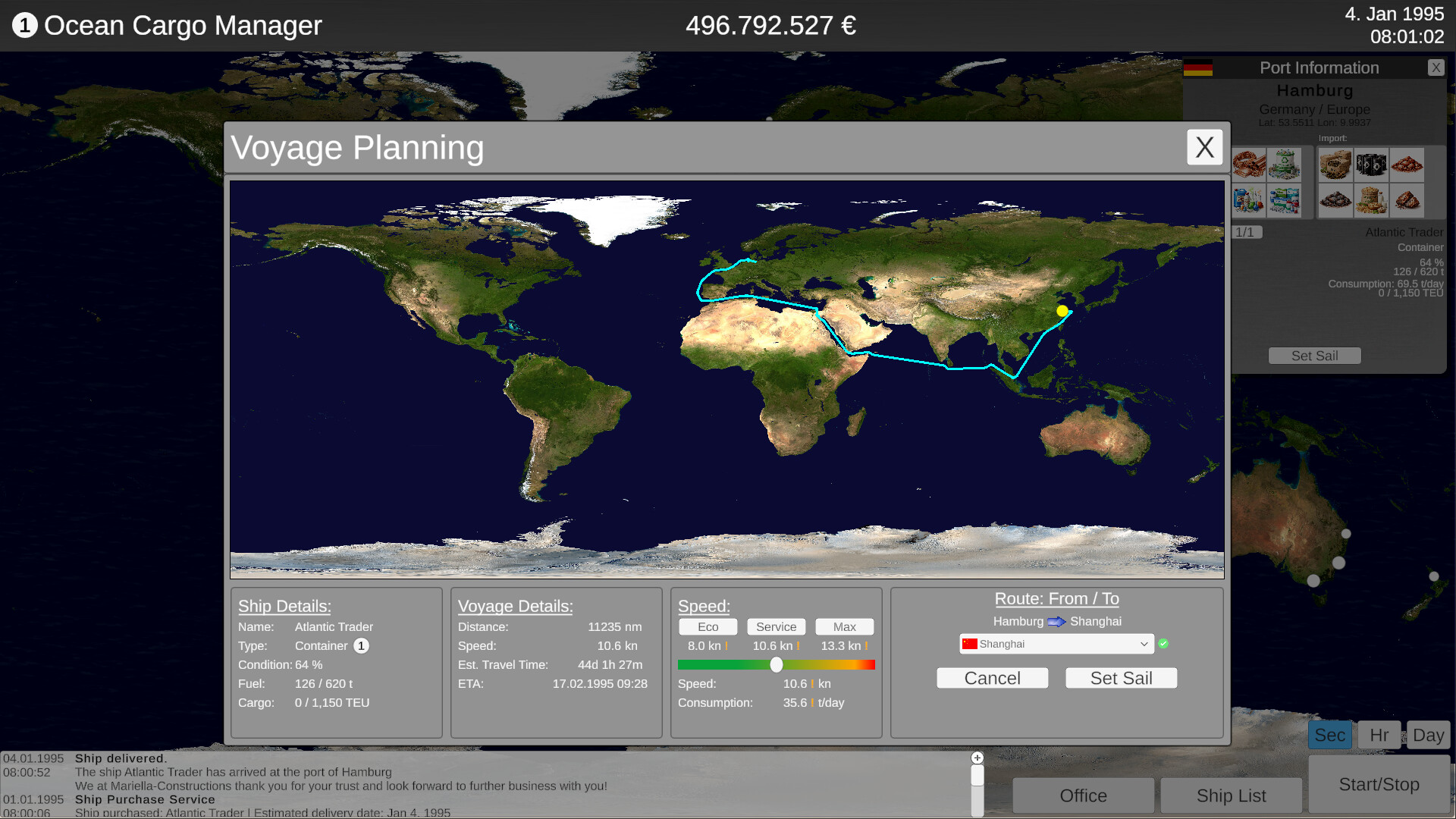 Ocean Cargo Manager