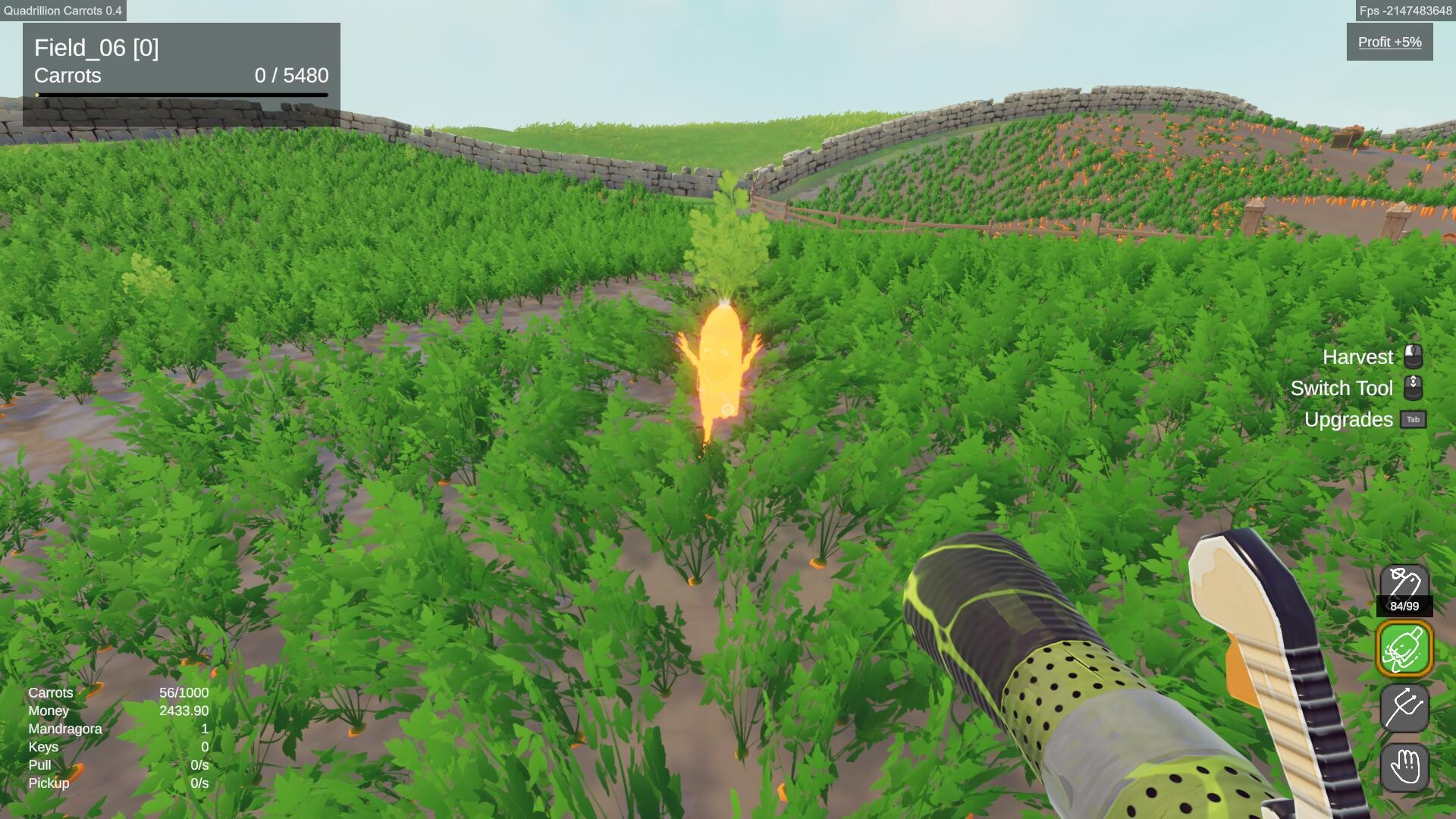 Quadrillion Carrots