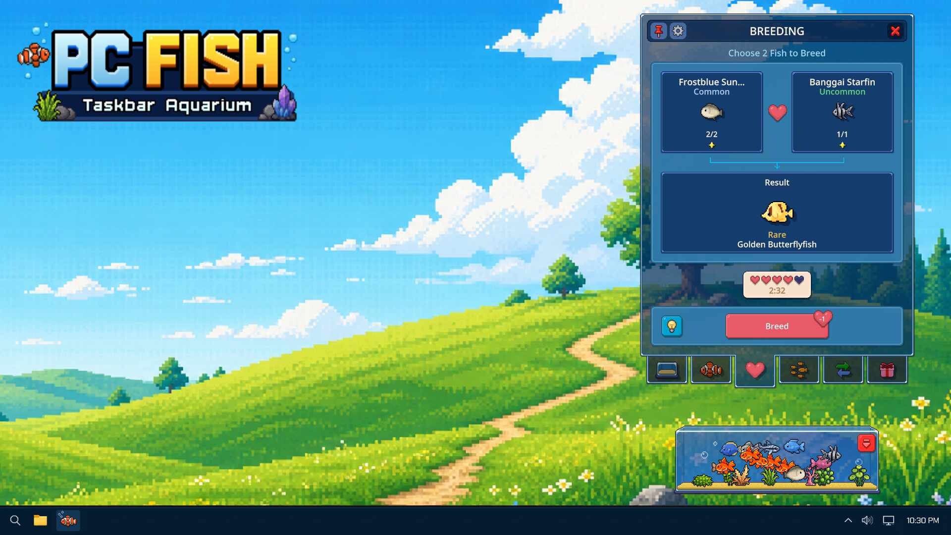 PC Fish: Taskbar Aquarium