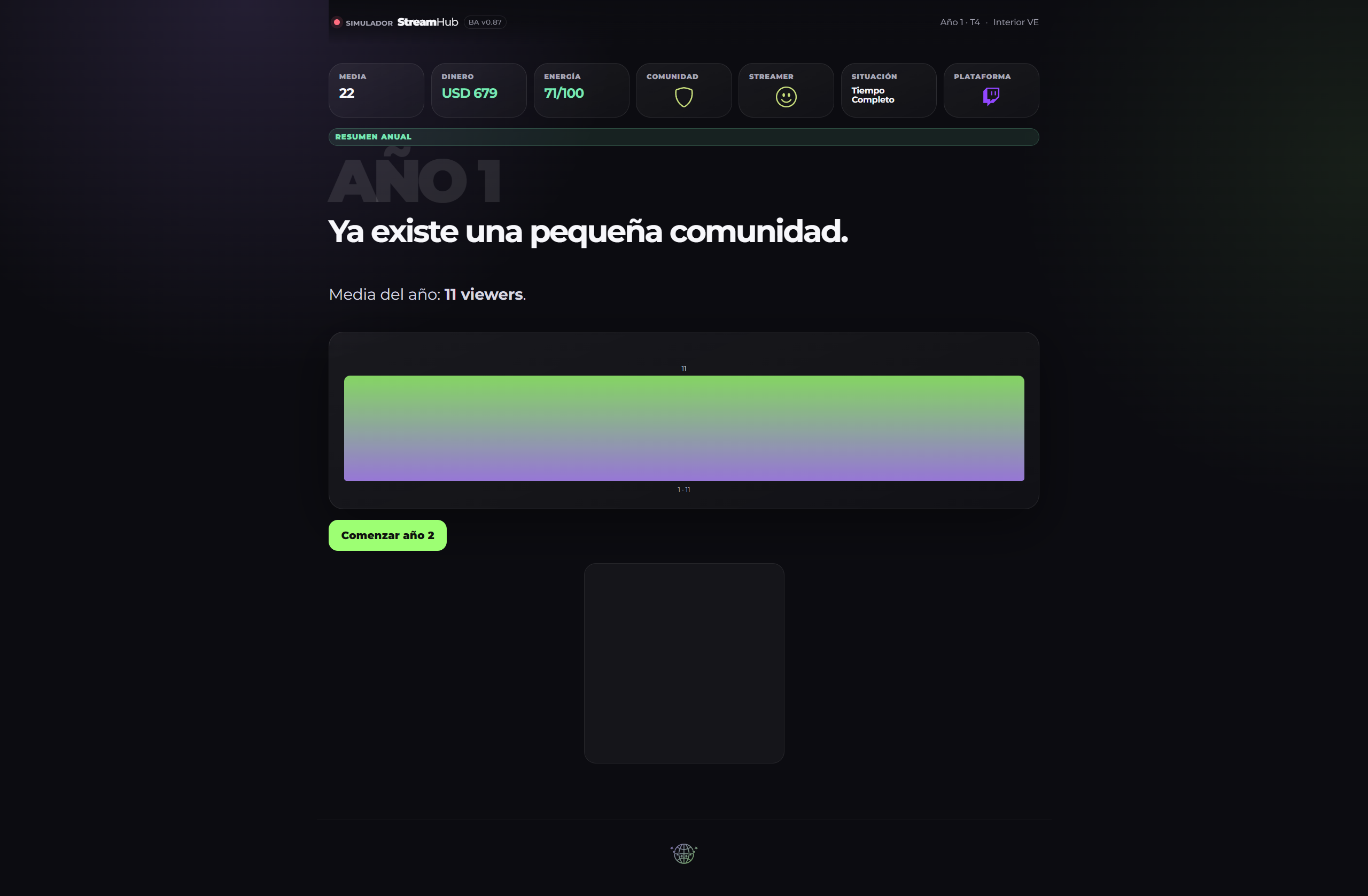 Simulador StreamHub