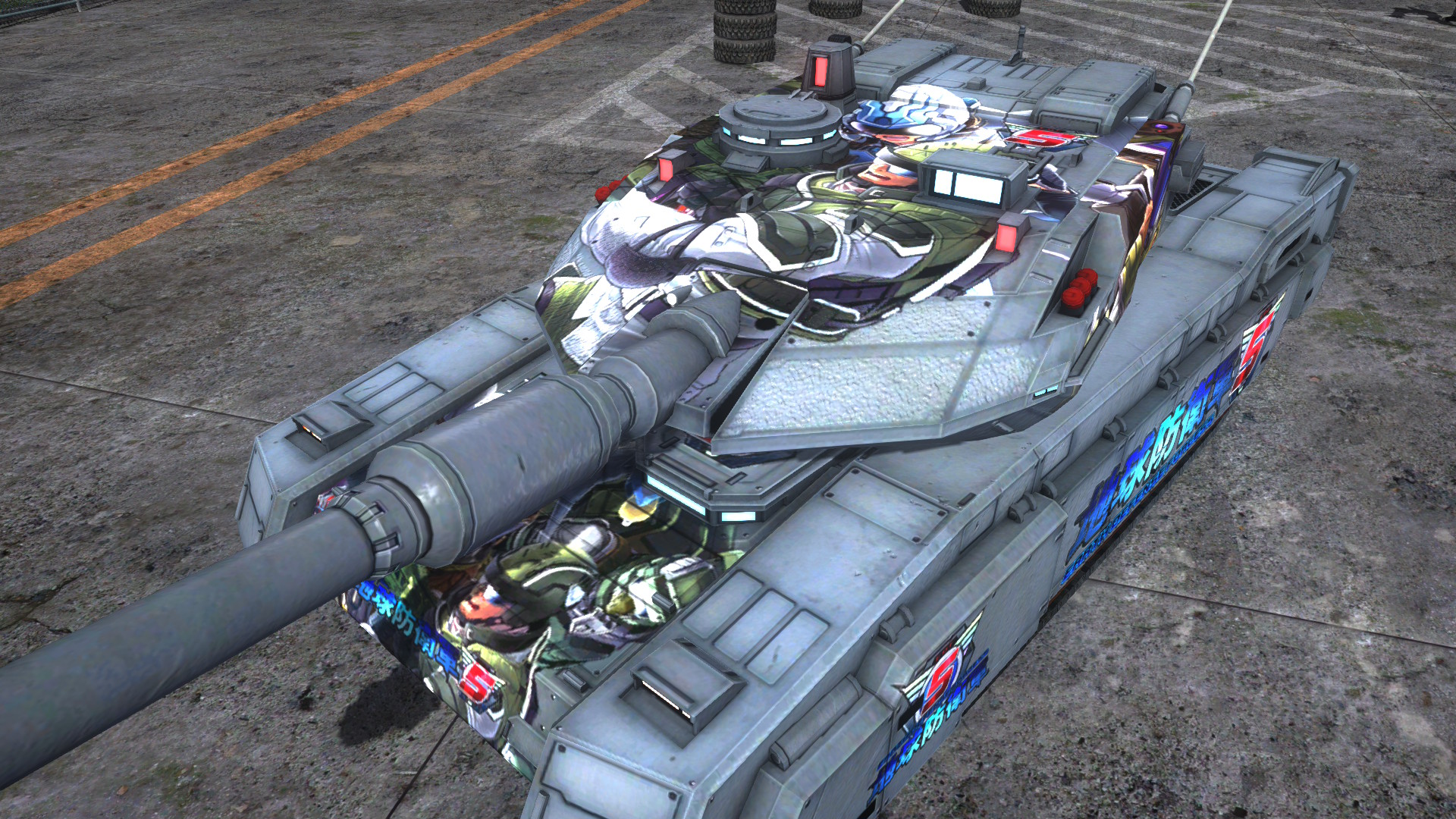 Earth Defense Force 5: Air Raider Piloted Weapon – Blacker Number 5