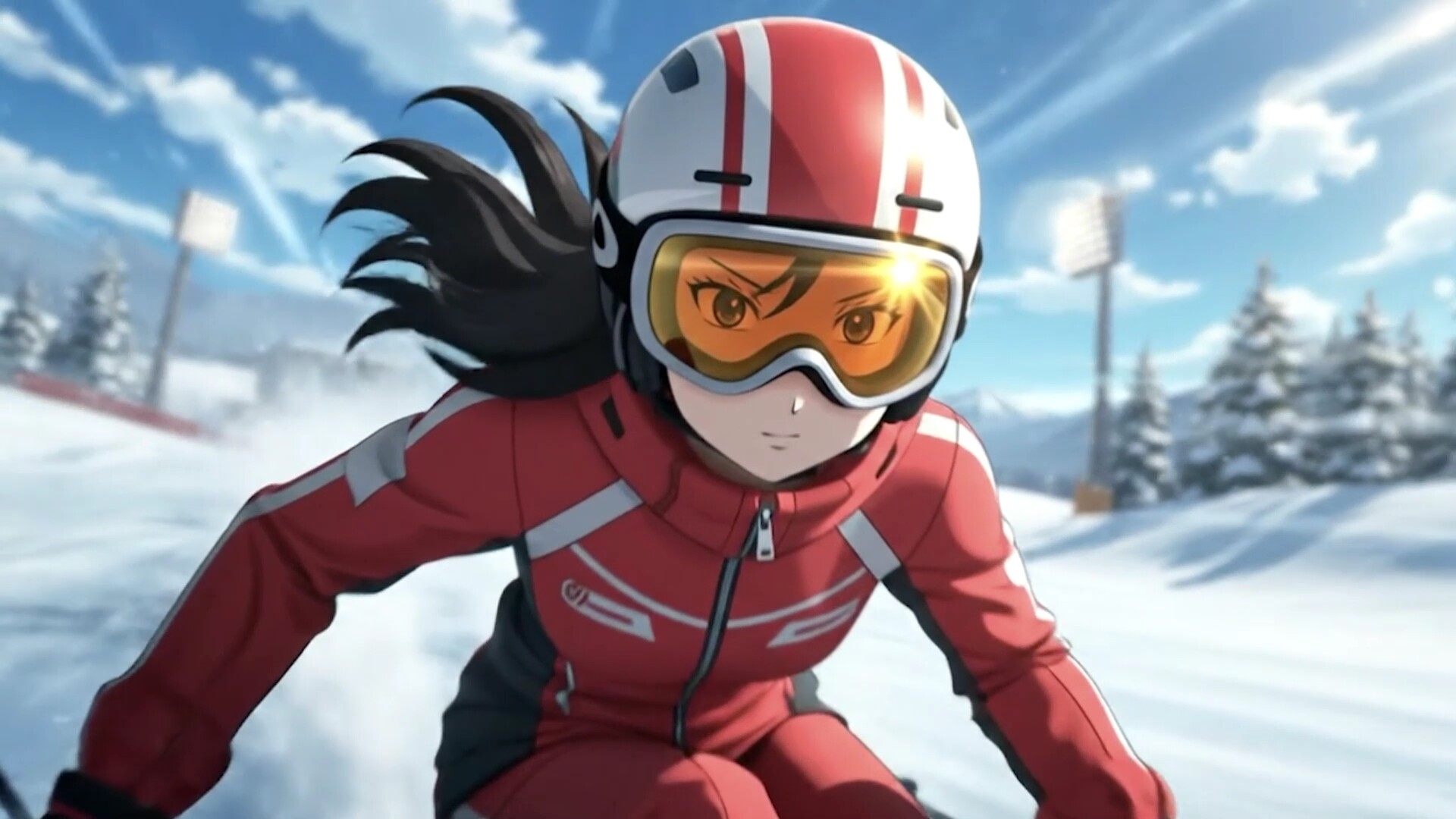 Olympic Snow Girl