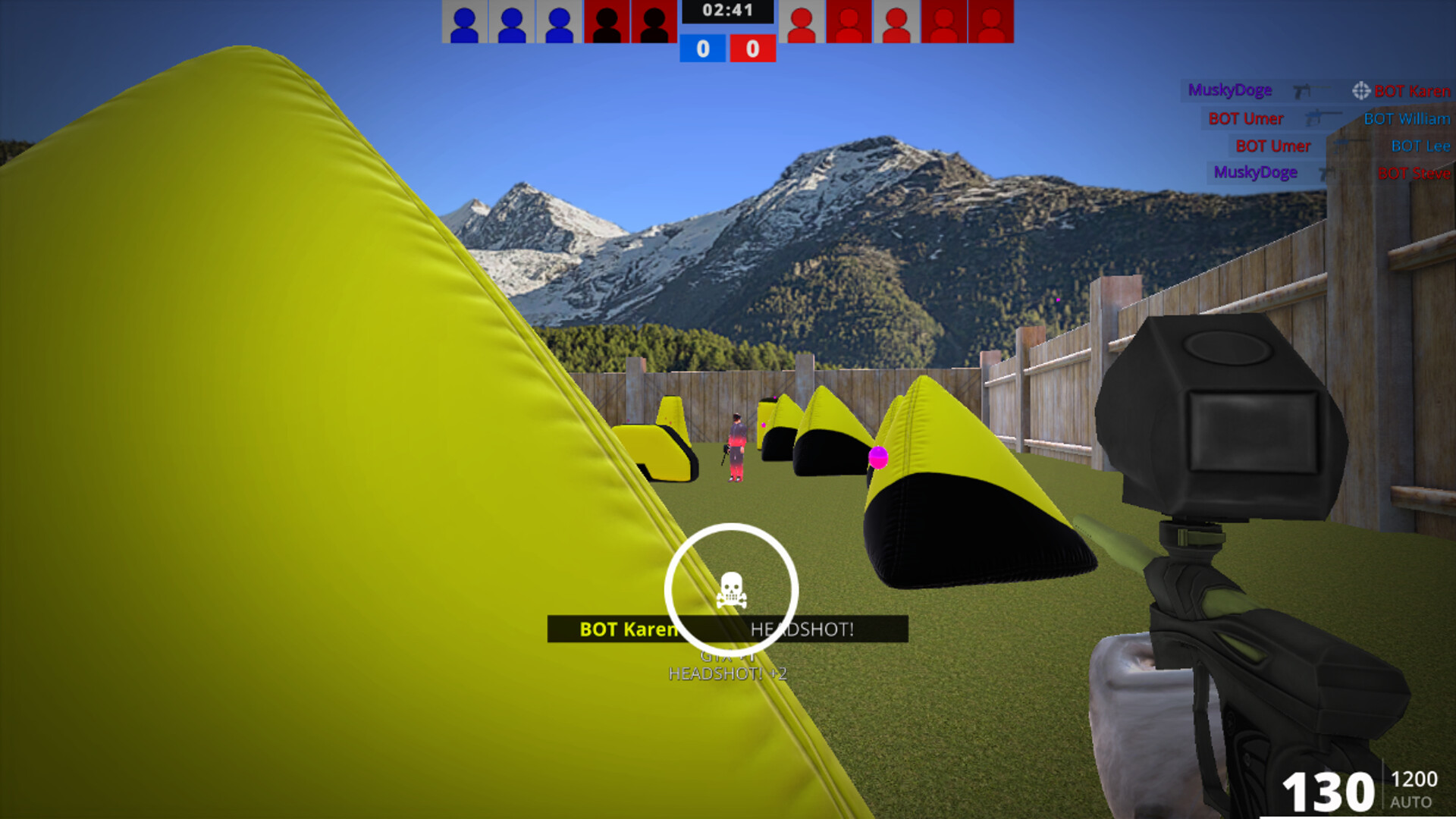 Backyard Paintball
