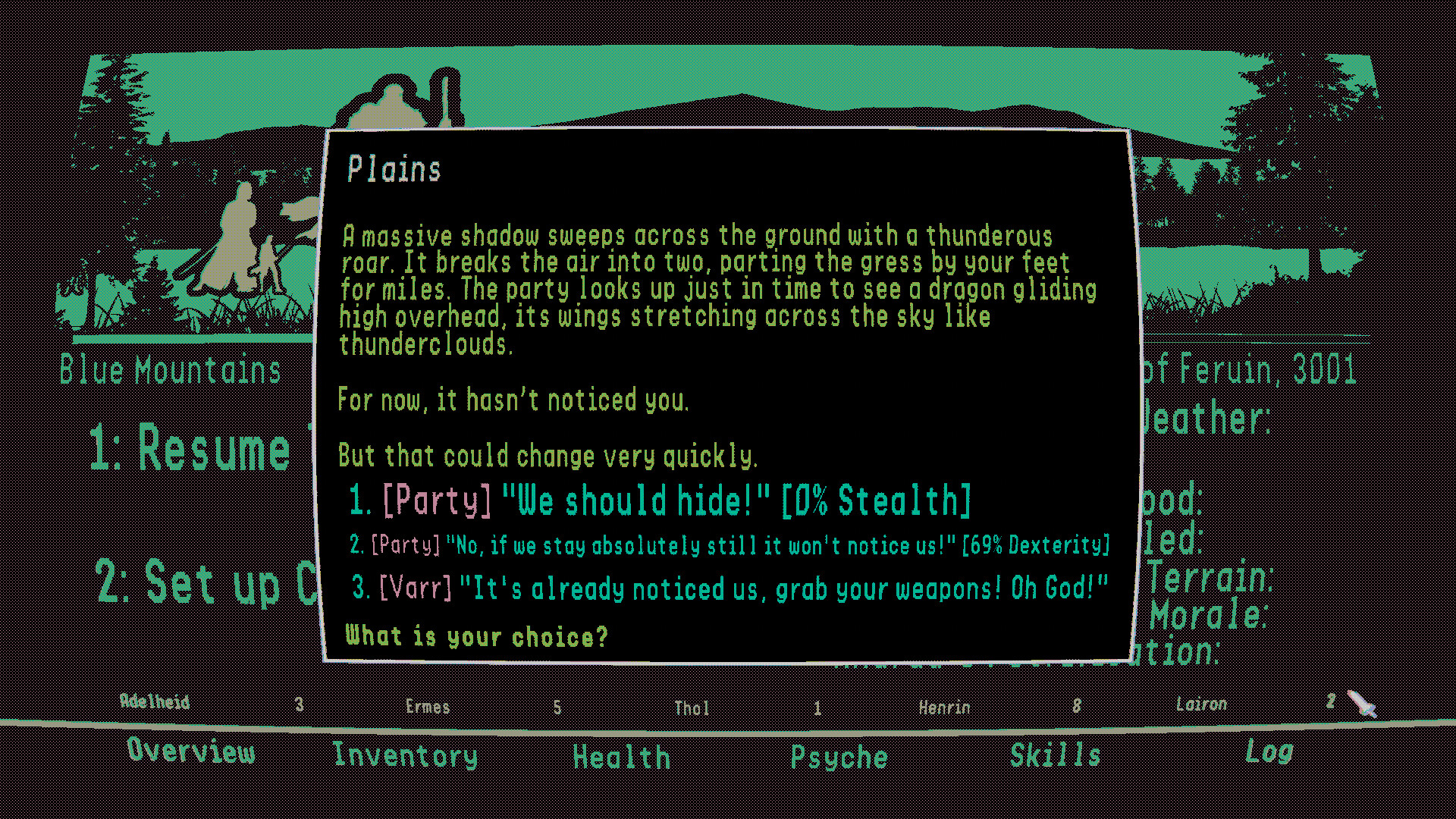 My Friend, Dysentery