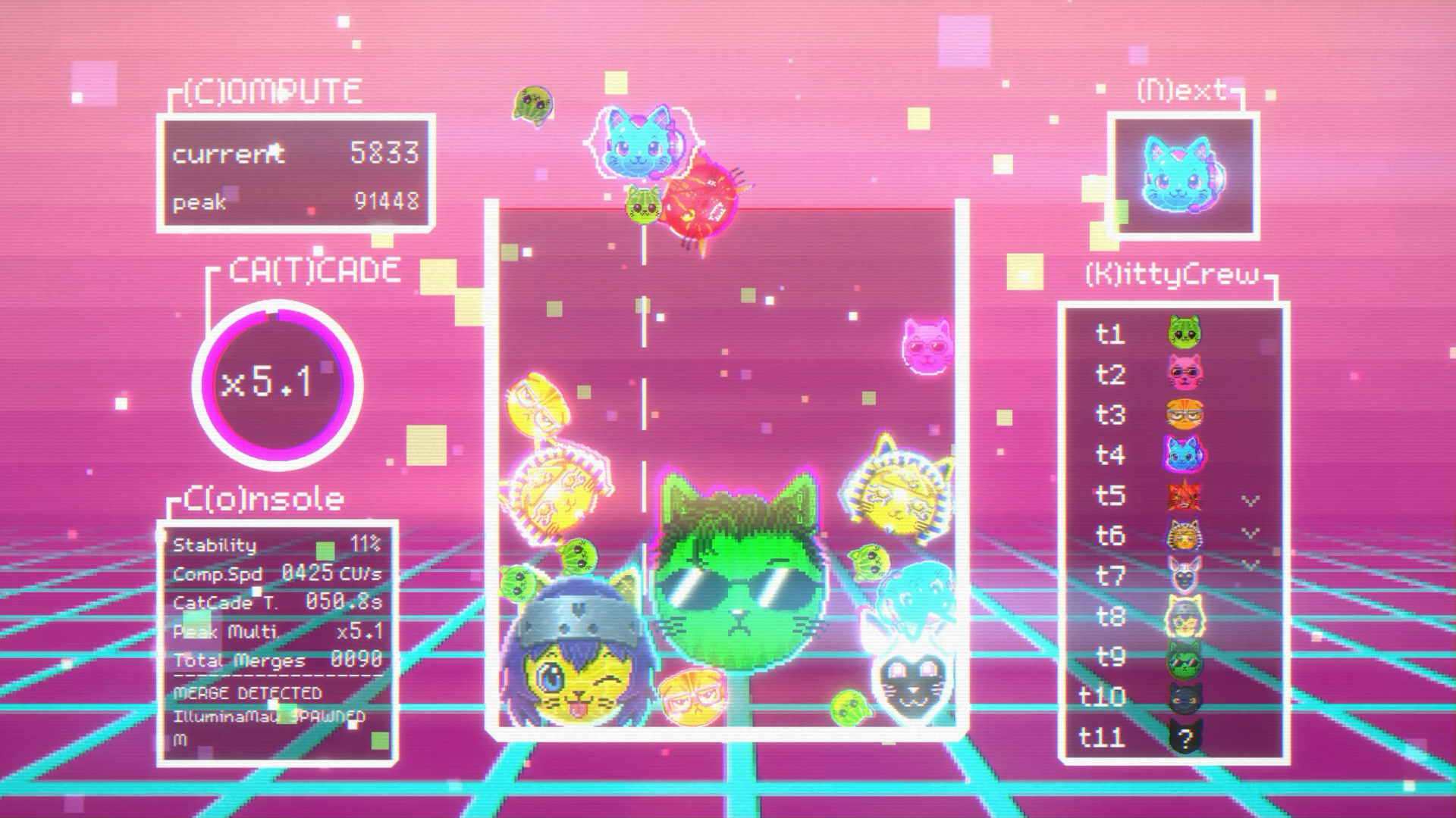 CyberKitty: Neon Merge