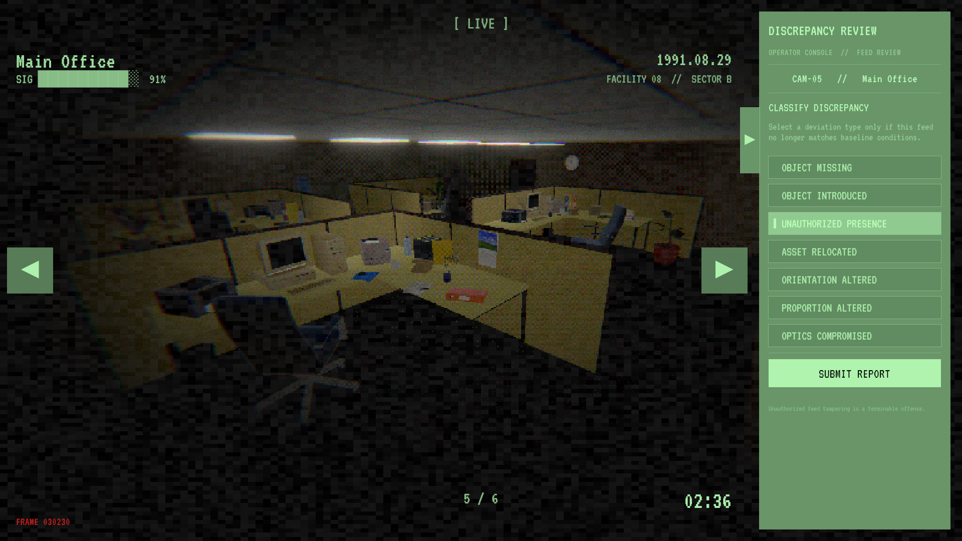 Observation Protocol