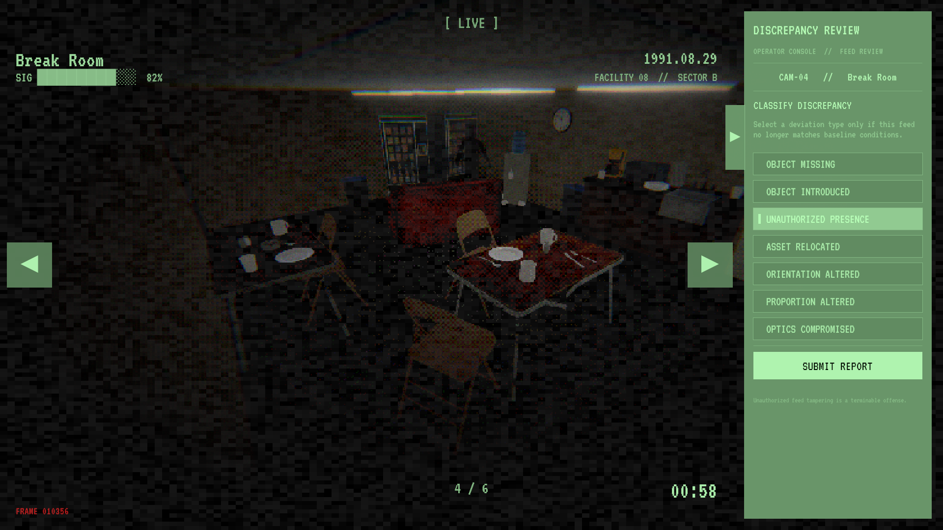Observation Protocol