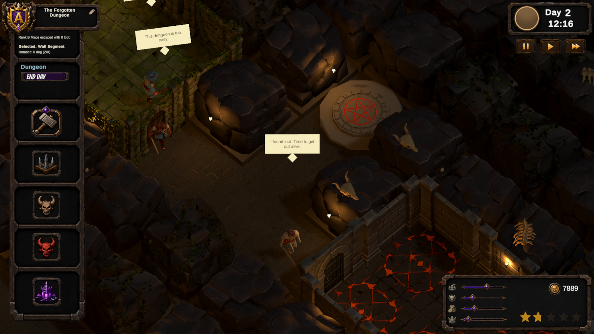 Fame &amp; Fear: Dungeon Architect