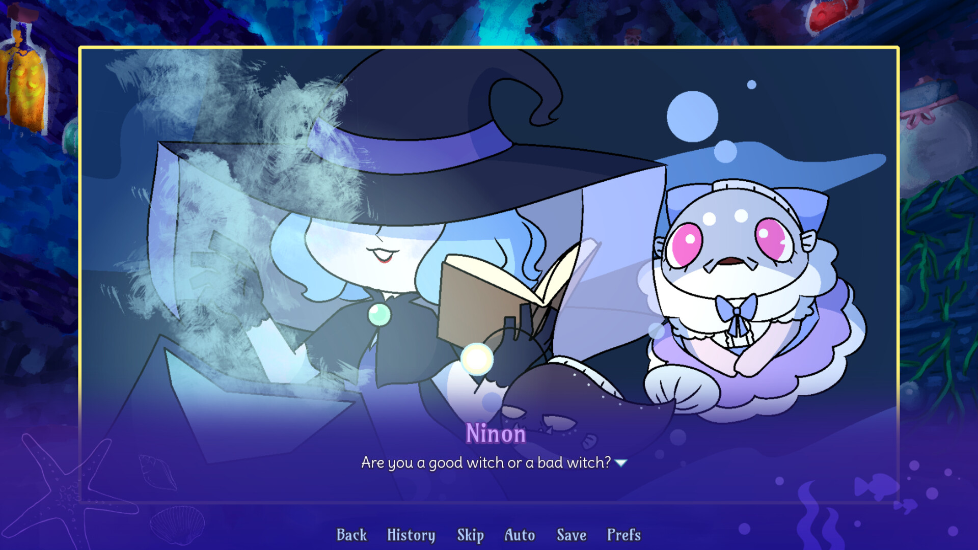 Ninon the Upside-Down Mermaid