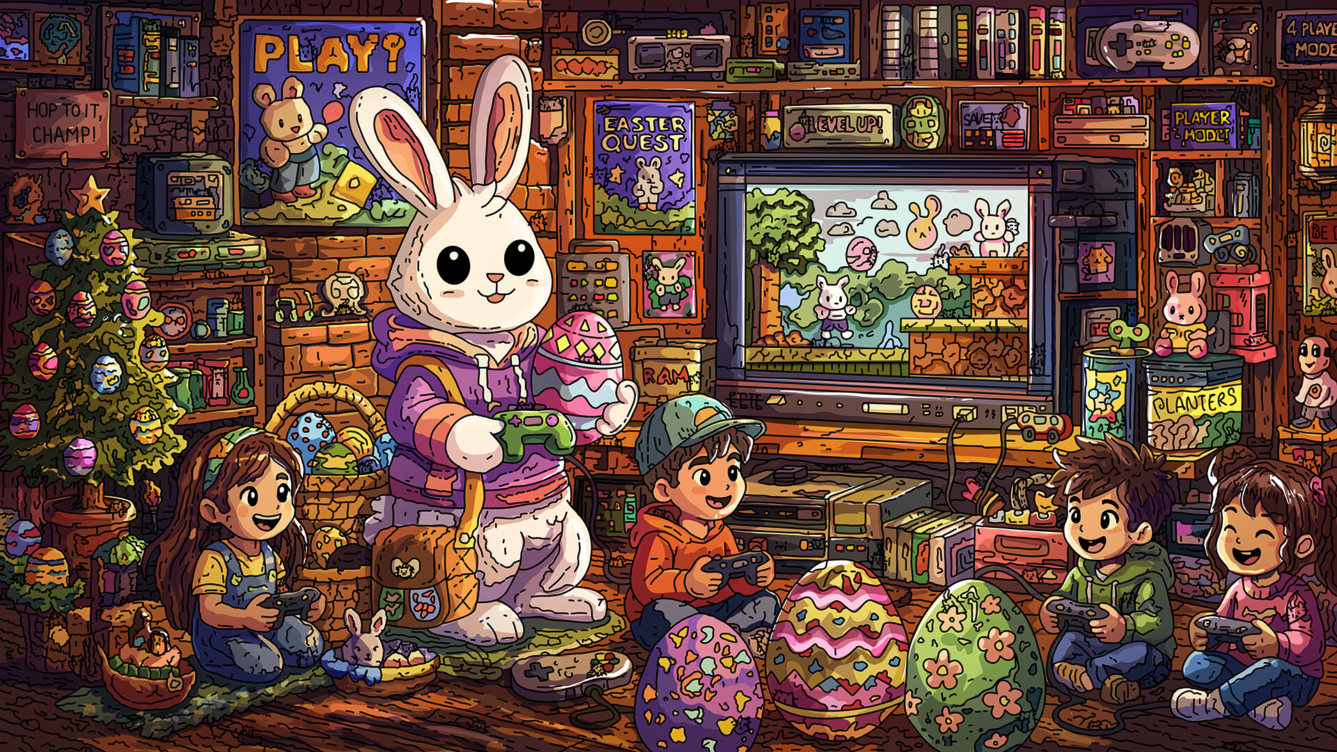100 Easter Cats