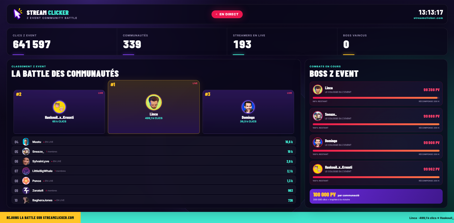Stream Clicker