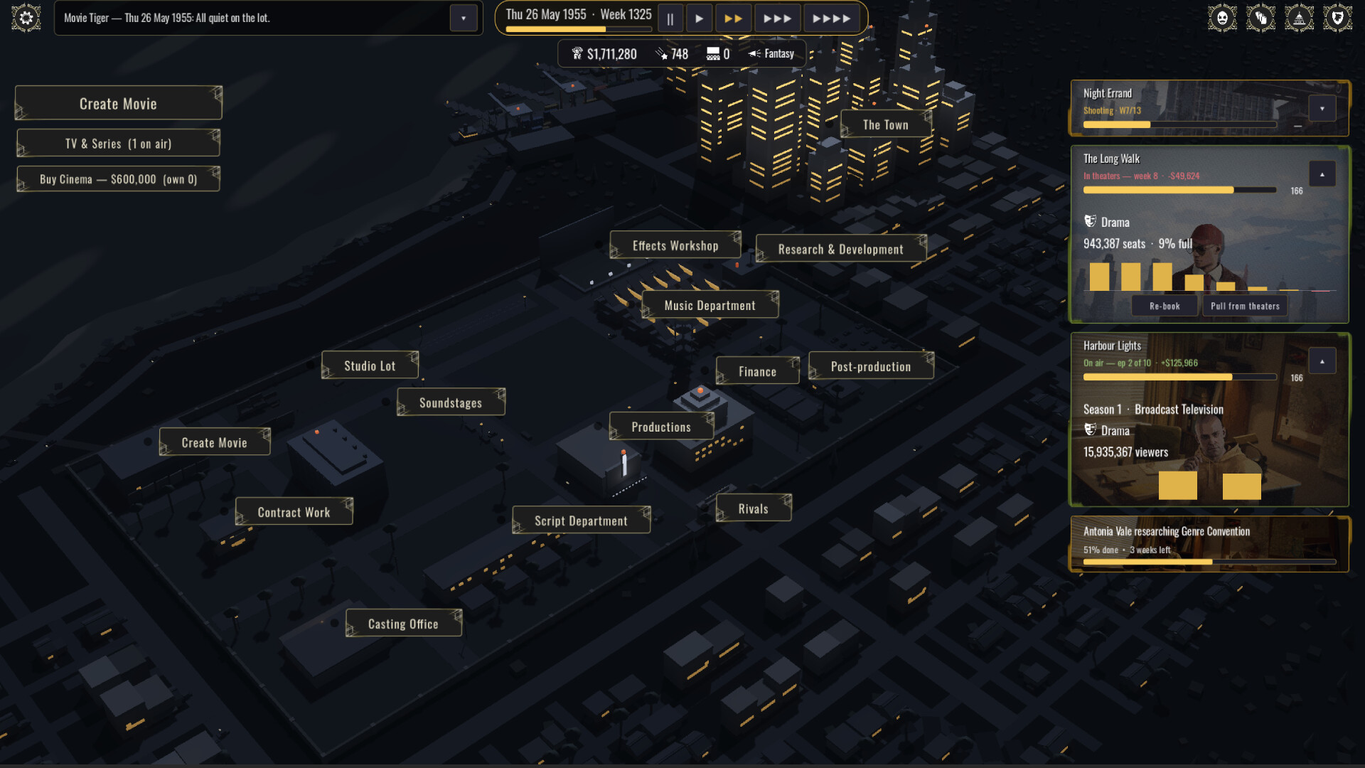 Backlot: Hollywood Studio Tycoon