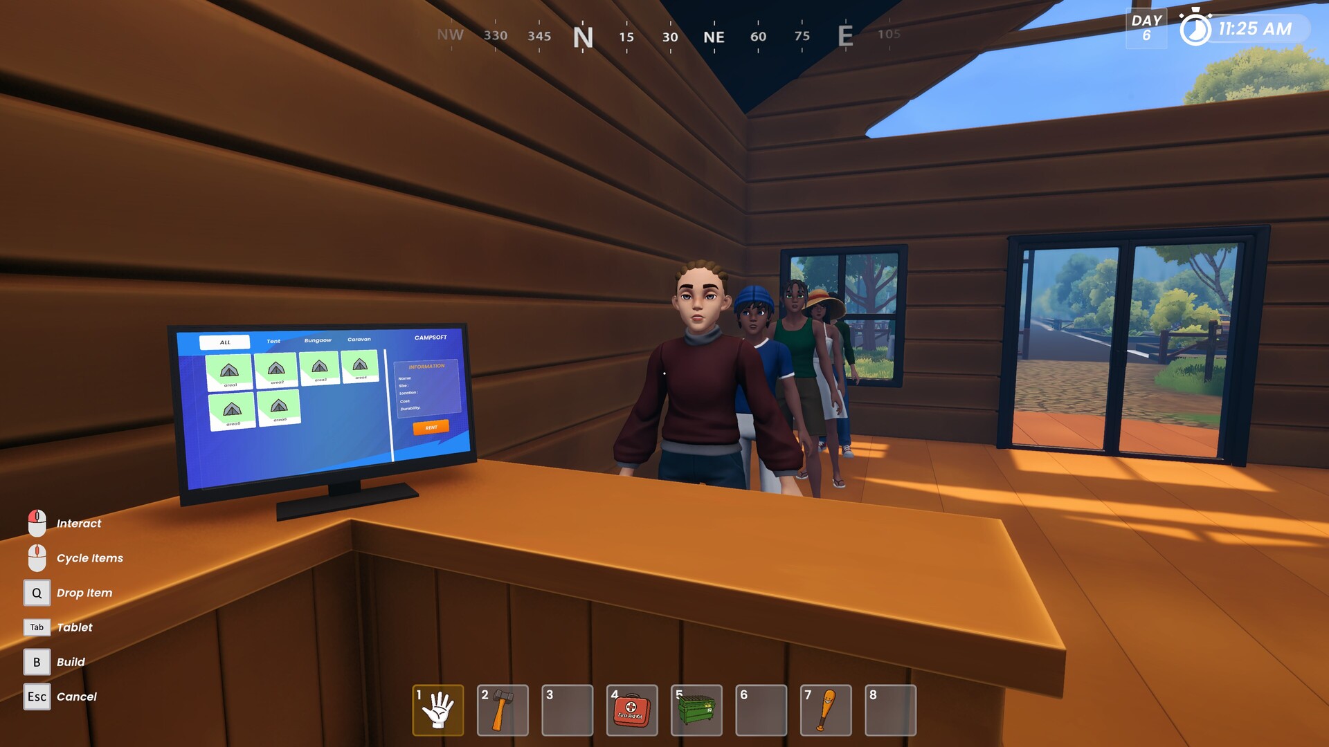 Camp Manager Simulator