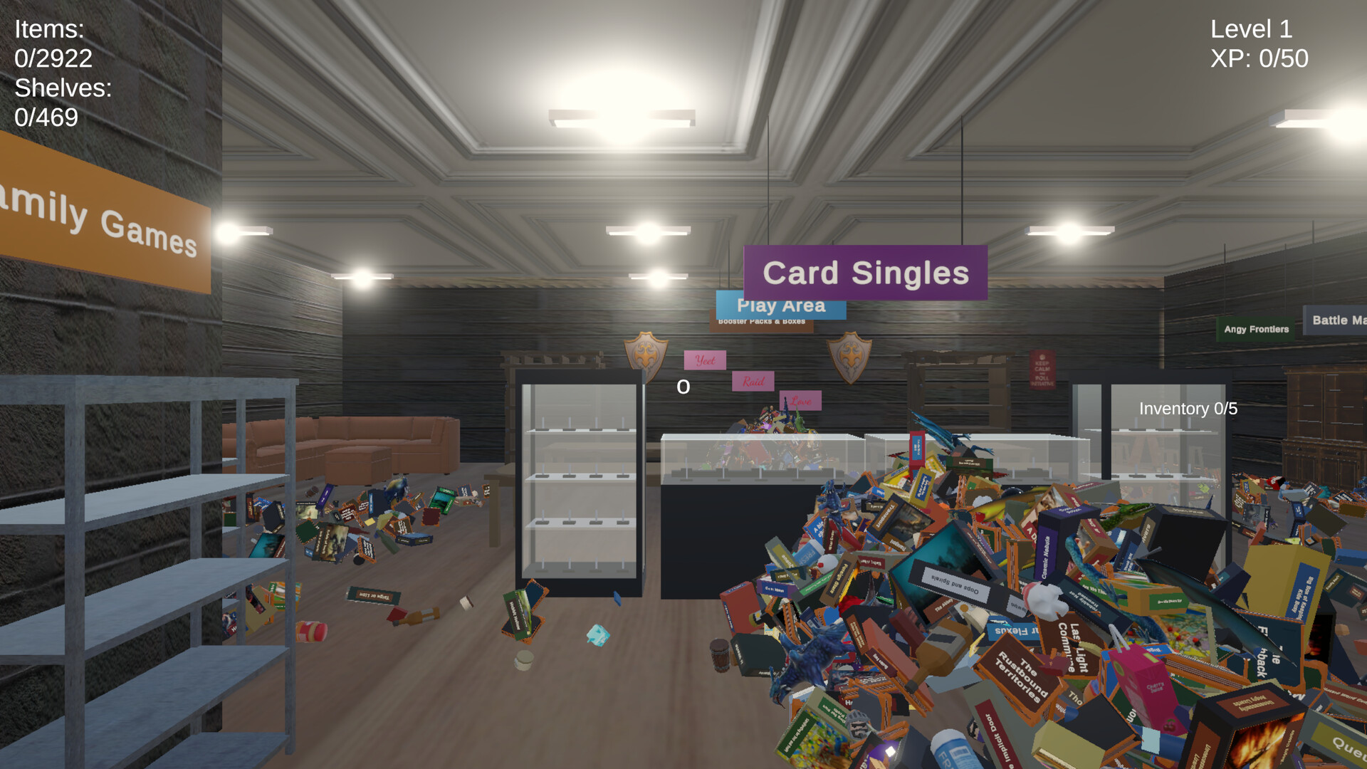Game Store Cleanup