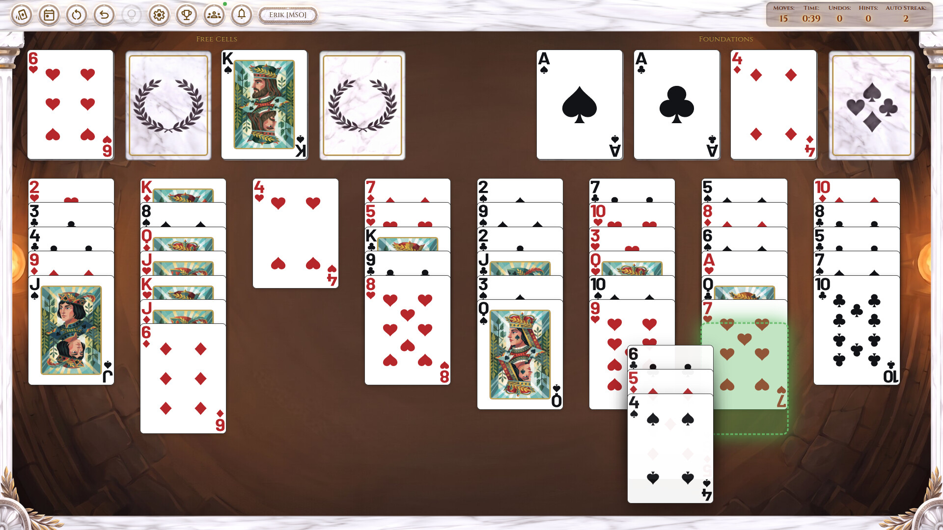 MSO FreeCell Arena