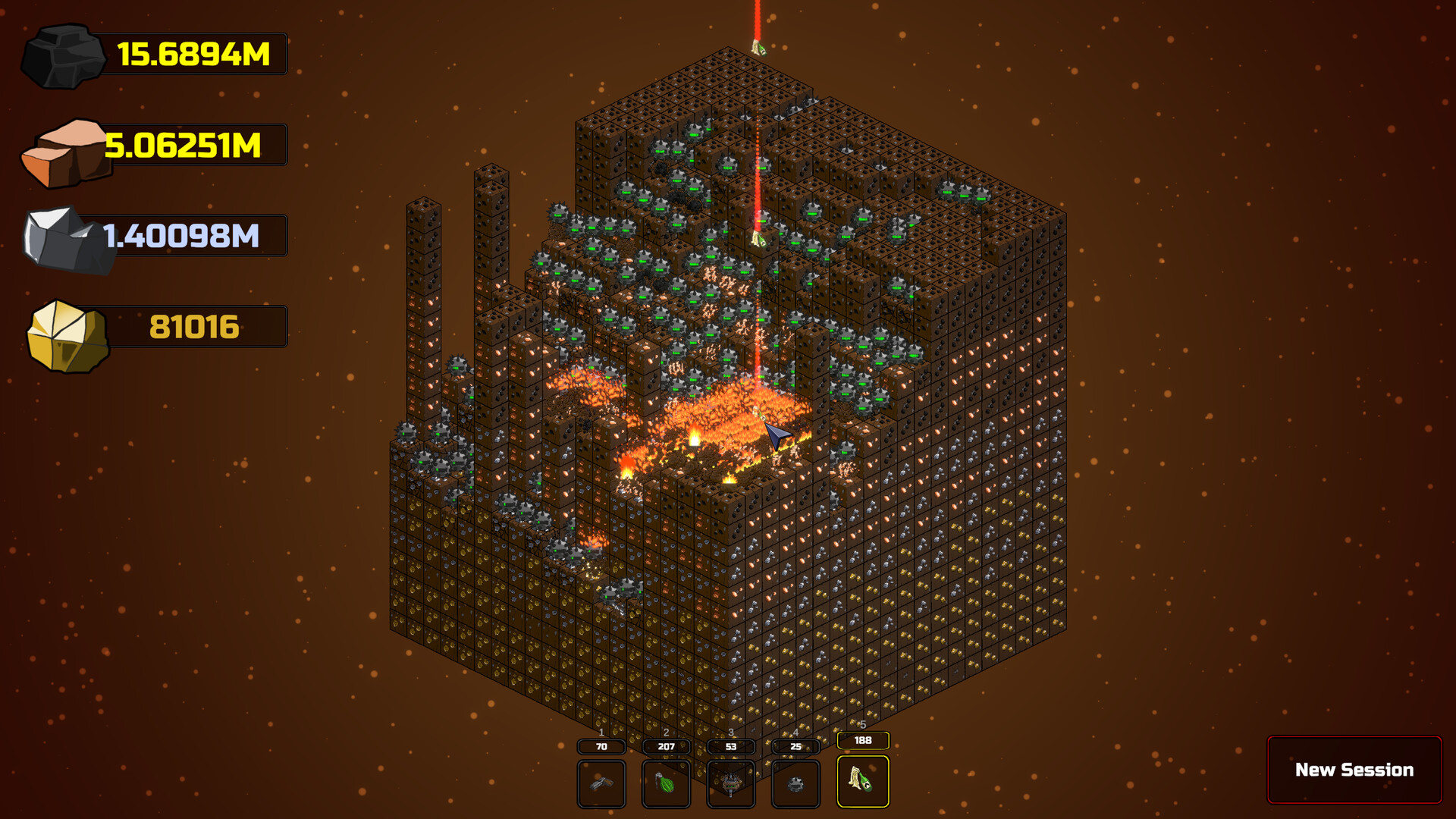 Artillery Miner