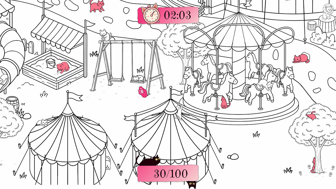 100 Romantic Hidden Cat