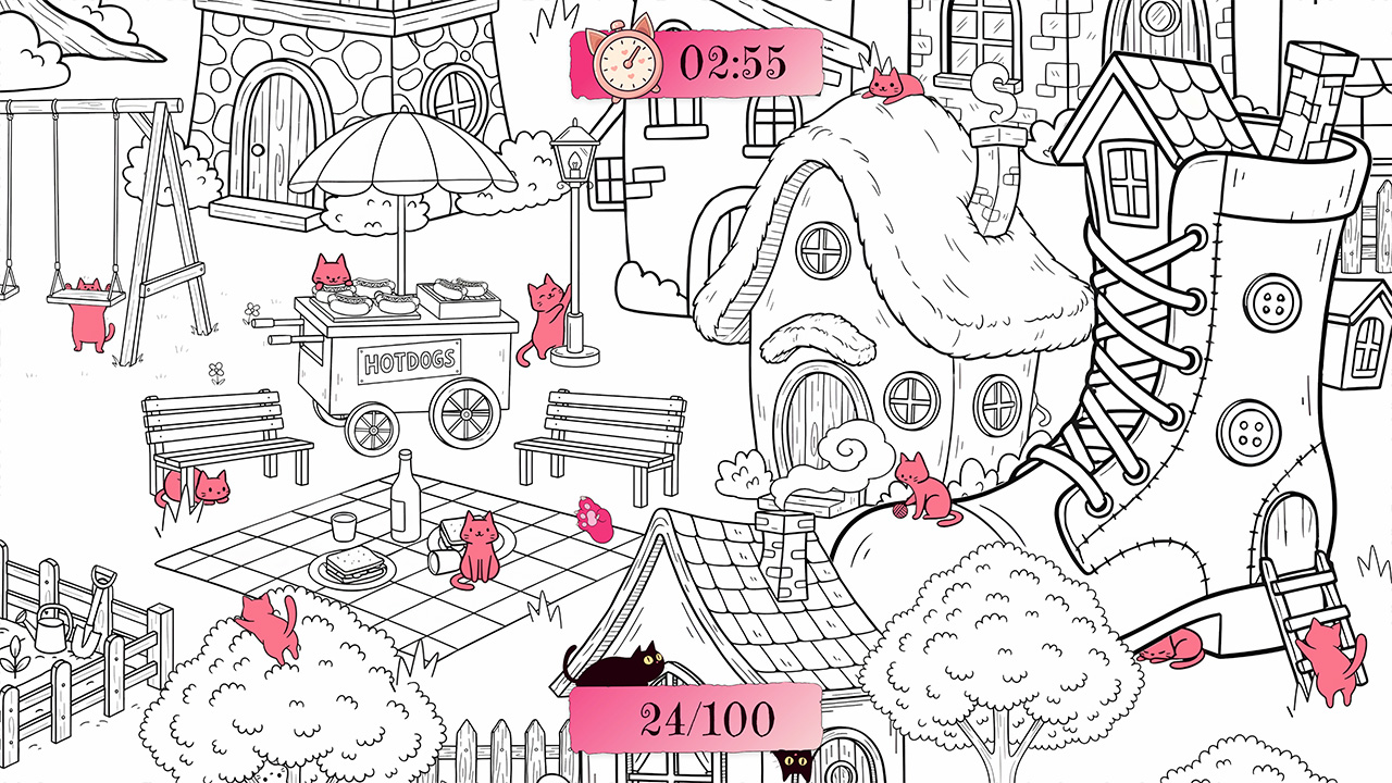 100 Romantic Hidden Cat