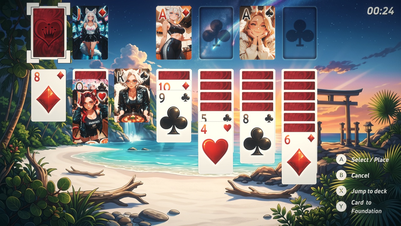 Solitaire Paradise: Furry Waifus