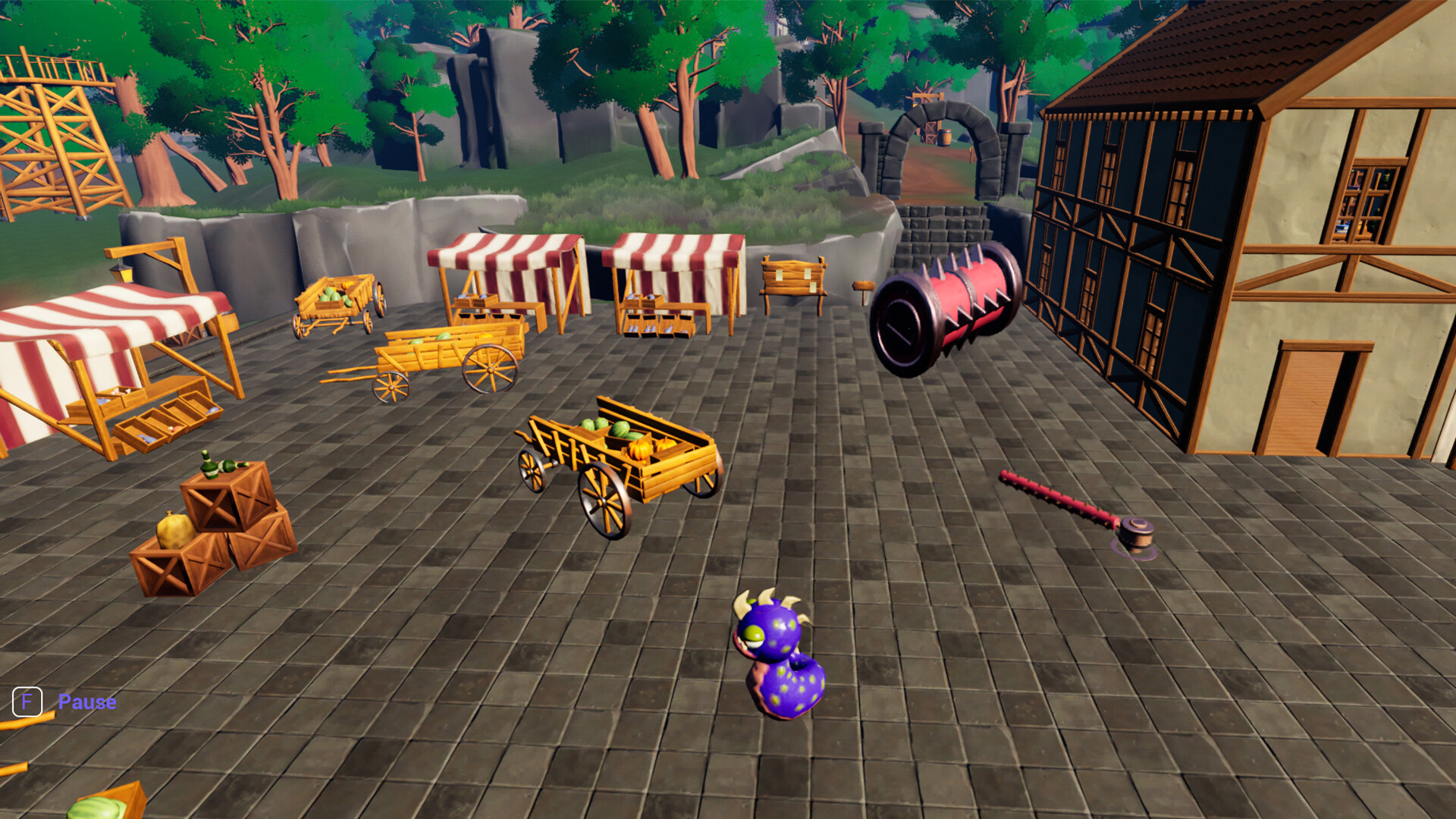 Worm in Village