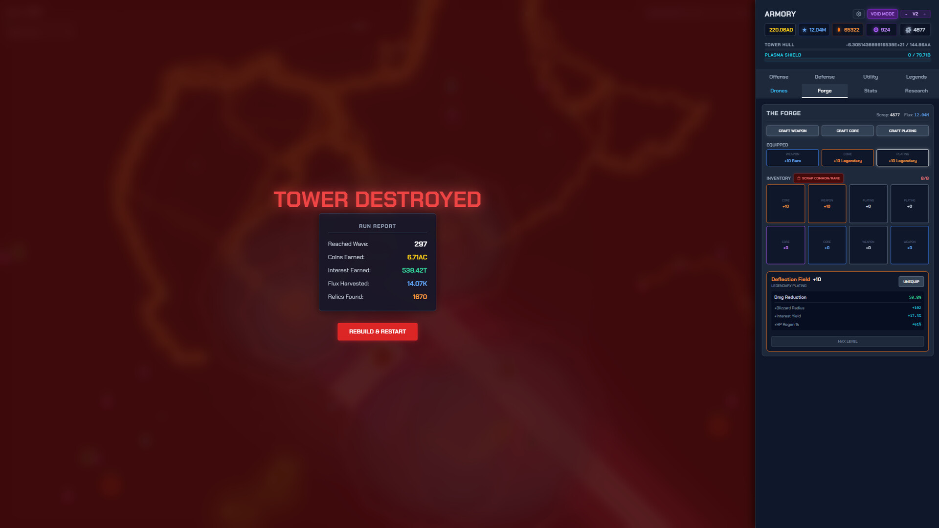 Endless Void: Idle Tower Defence
