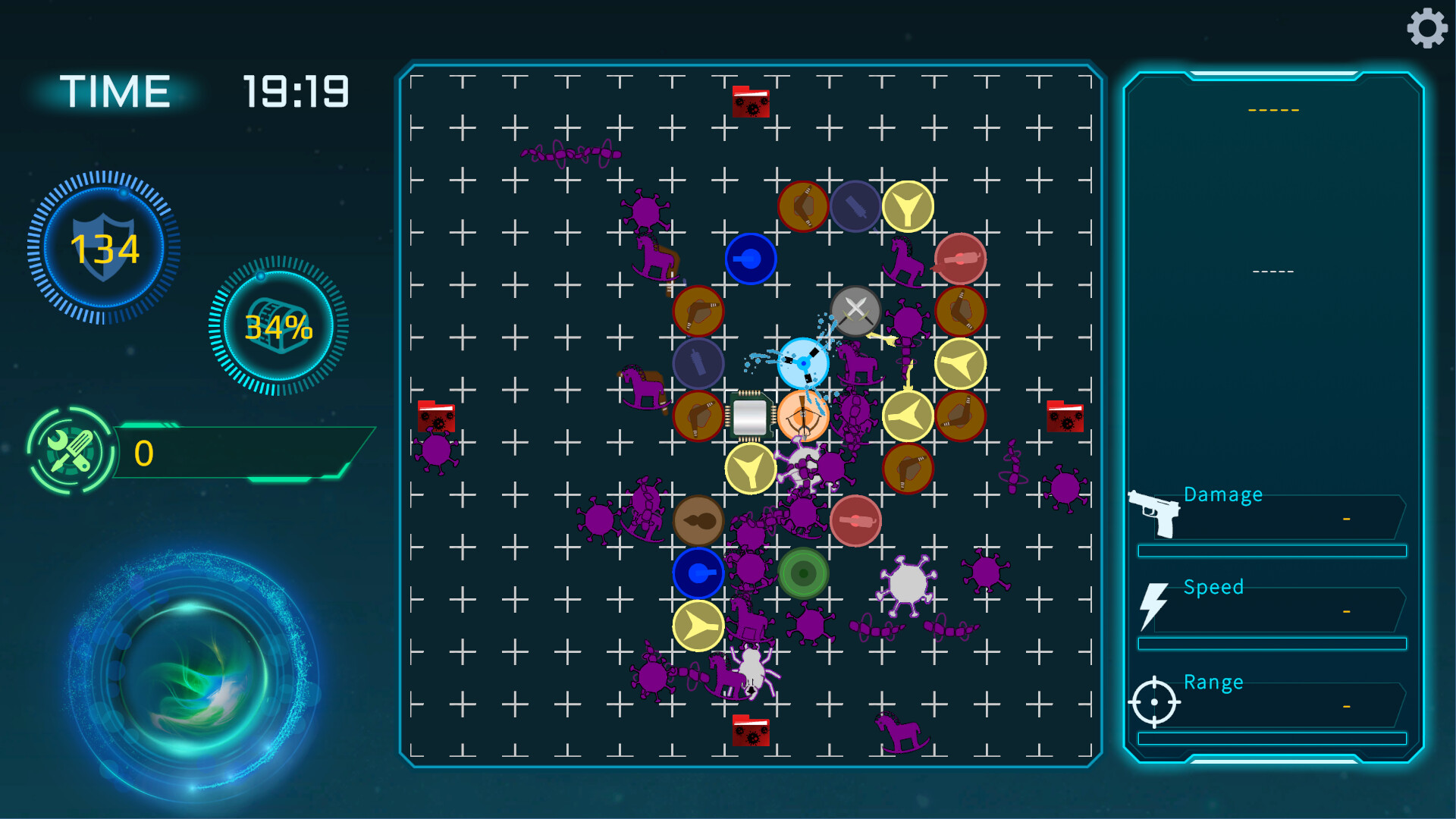 Tower Defense for Virus