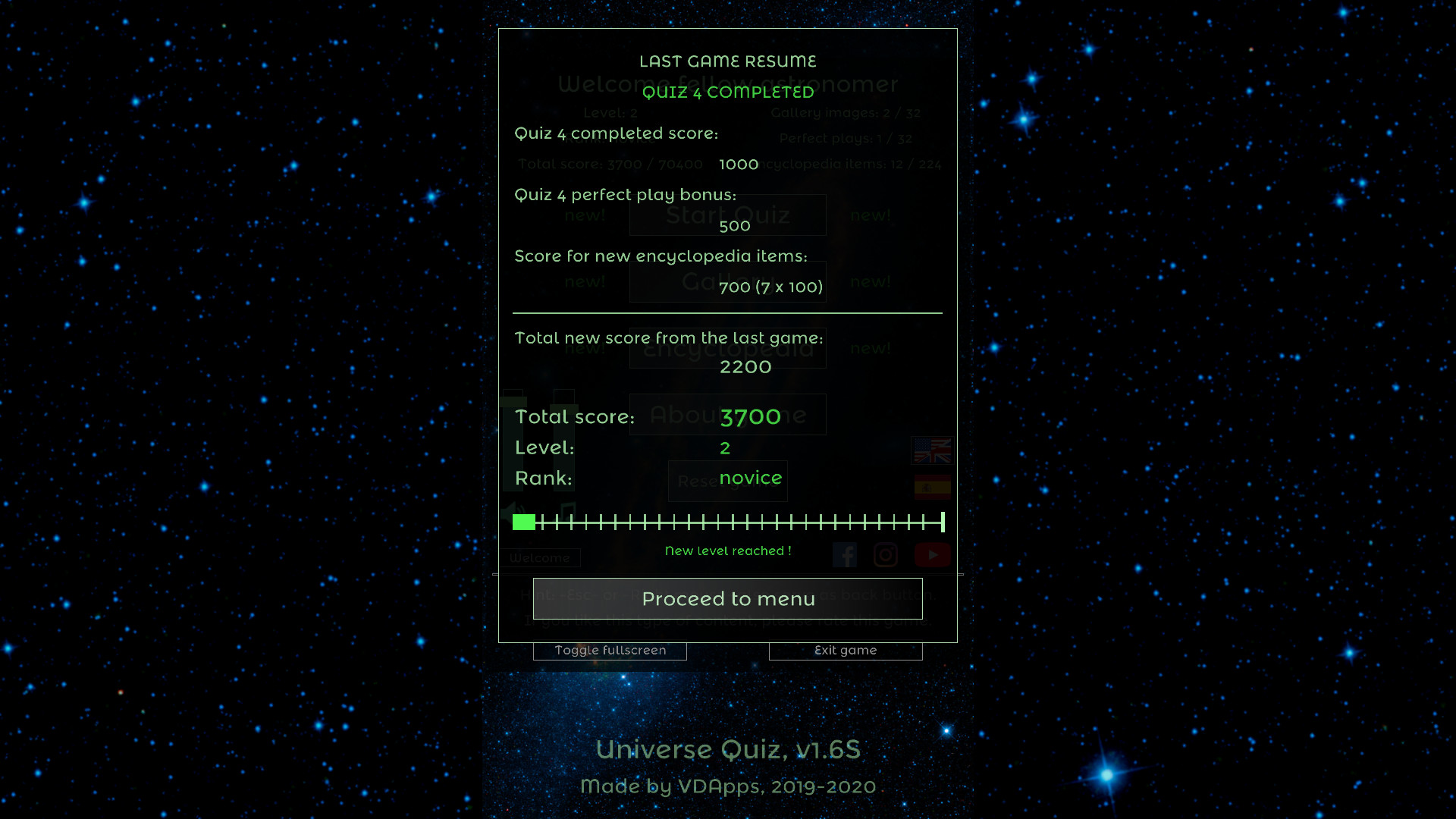 Universe Quiz
