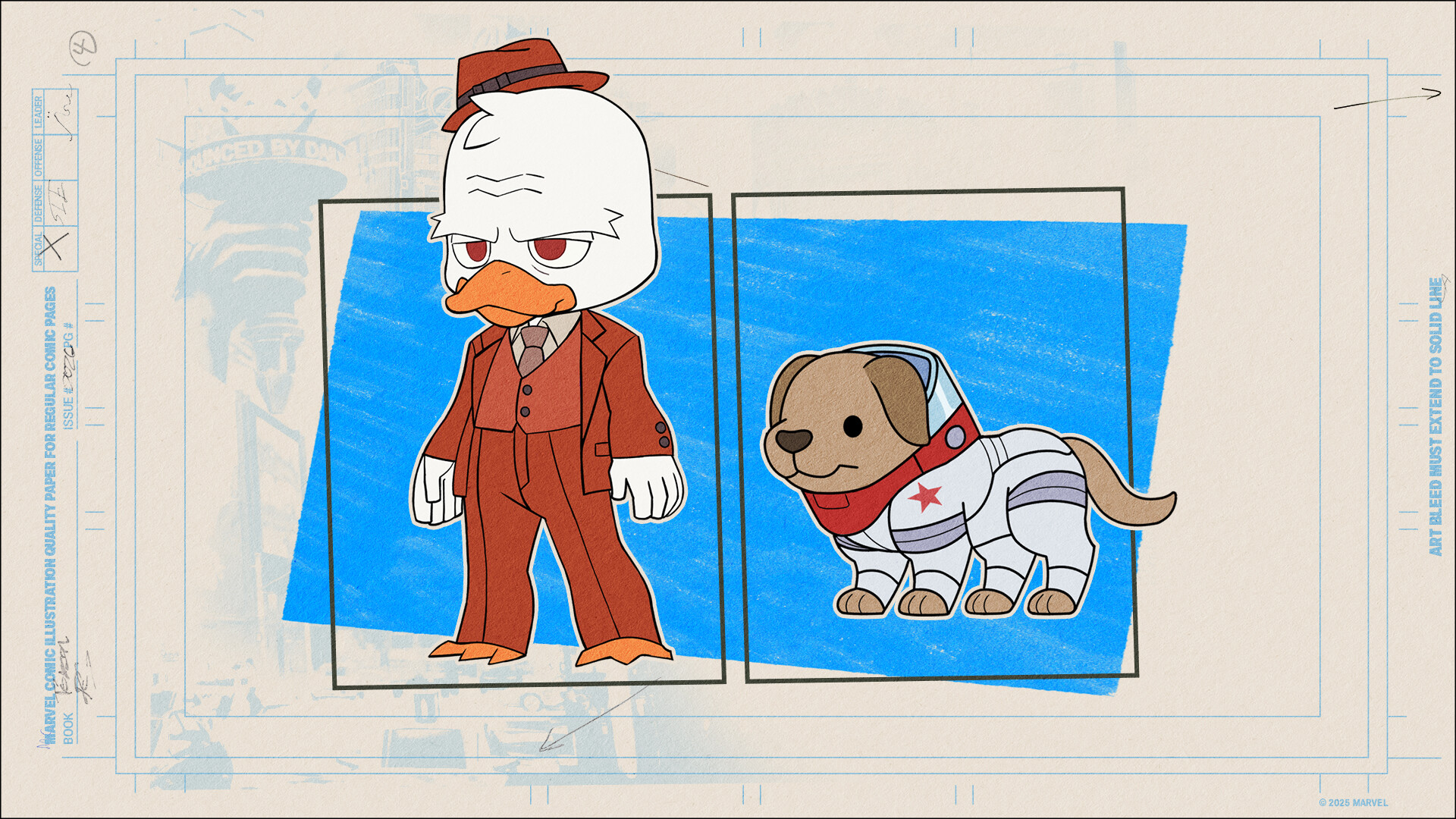 Marvel Tokon: Fighting Souls – Howard the Duck Lobby Avatar and Cosmo Lobby Pet