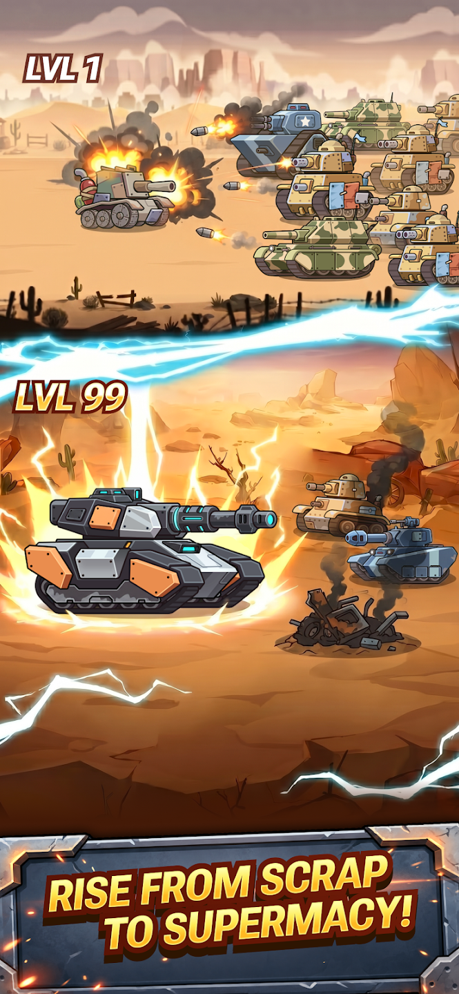 Steelborn: Tank Idle RPG