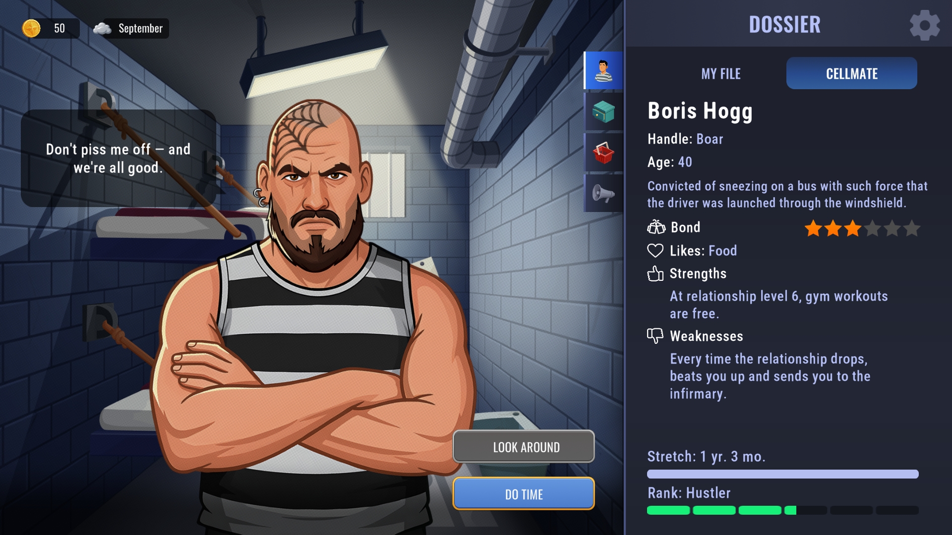 Hoosegow: Prison Survival