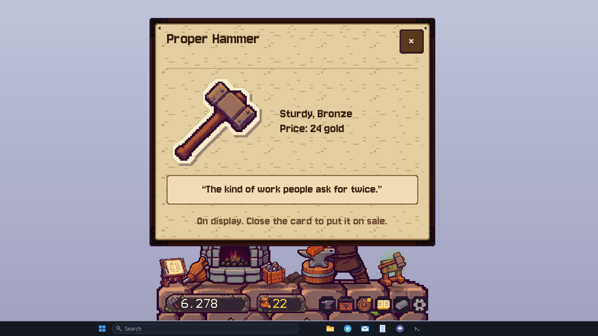 My Desktop Dwarf: Taskbar Forge