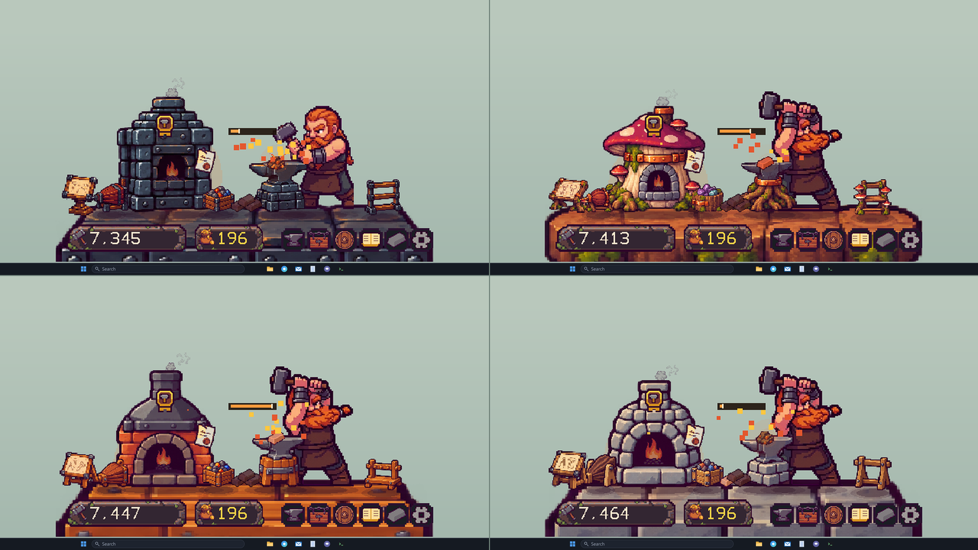 My Desktop Dwarf: Taskbar Forge