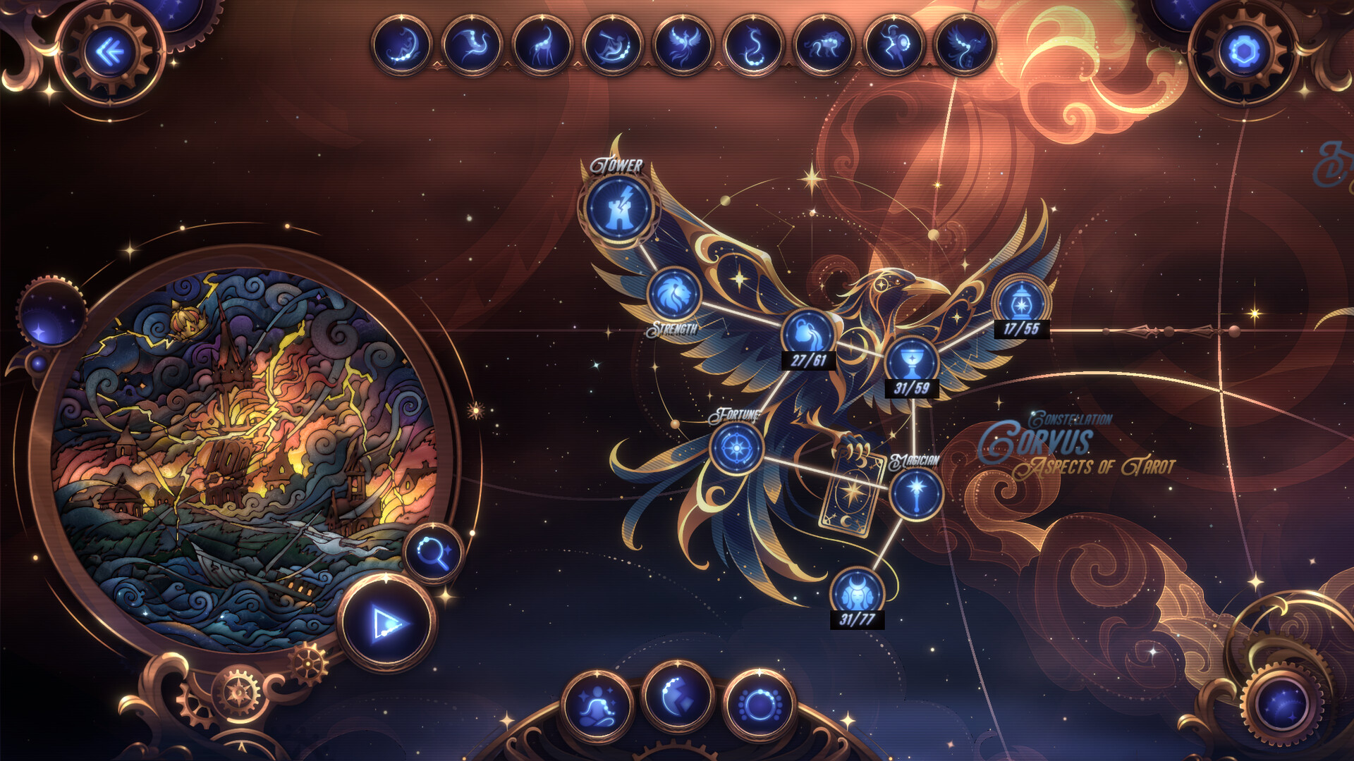 Glass Masquerade 4: Constellations – Tarots