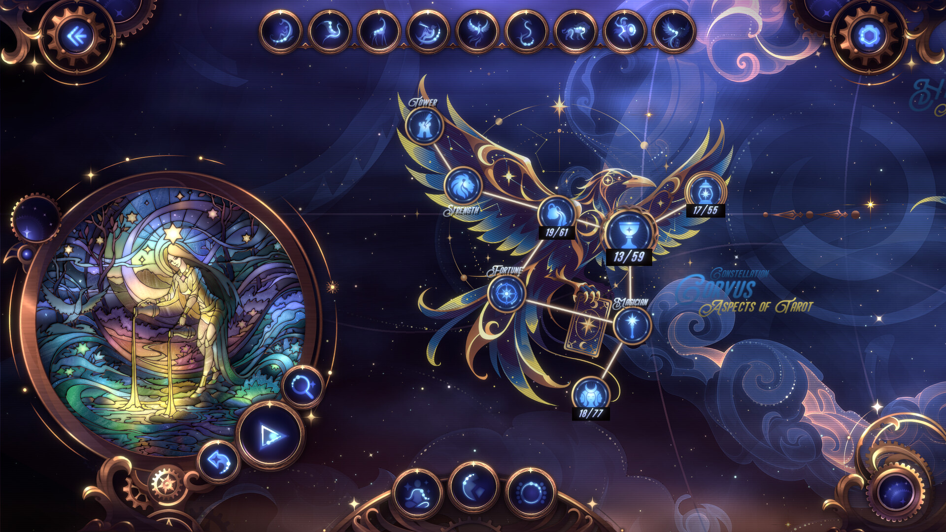 Glass Masquerade 4: Constellations – Tarots