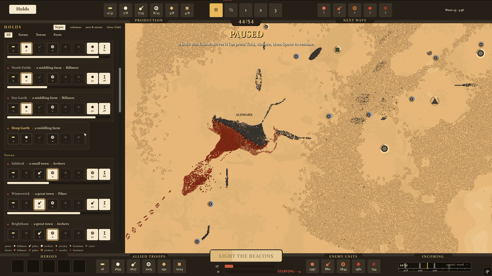 Aldmark Calls for Aid