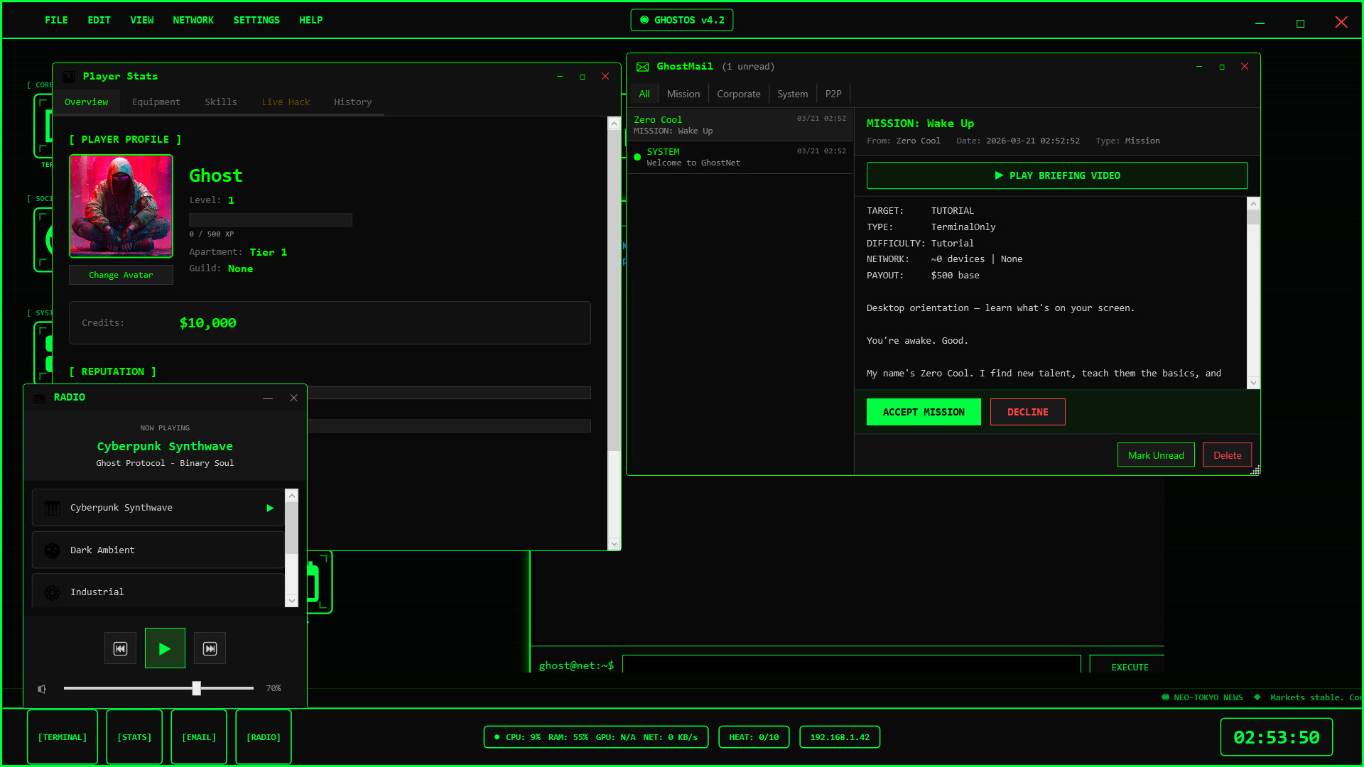 Ghost Network: Dark Hacker