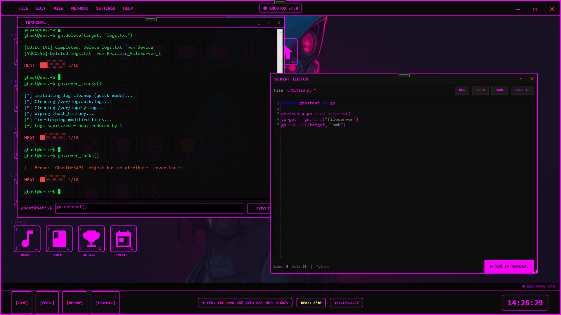 Ghost Network: Dark Hacker