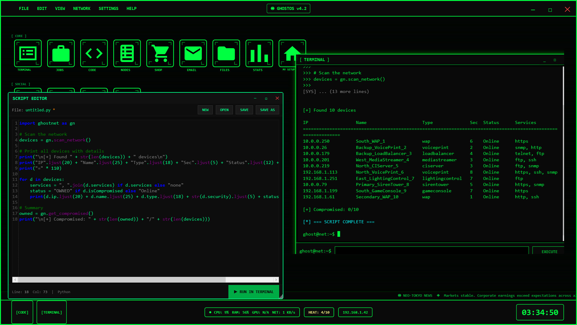 Ghost Network: Dark Hacker