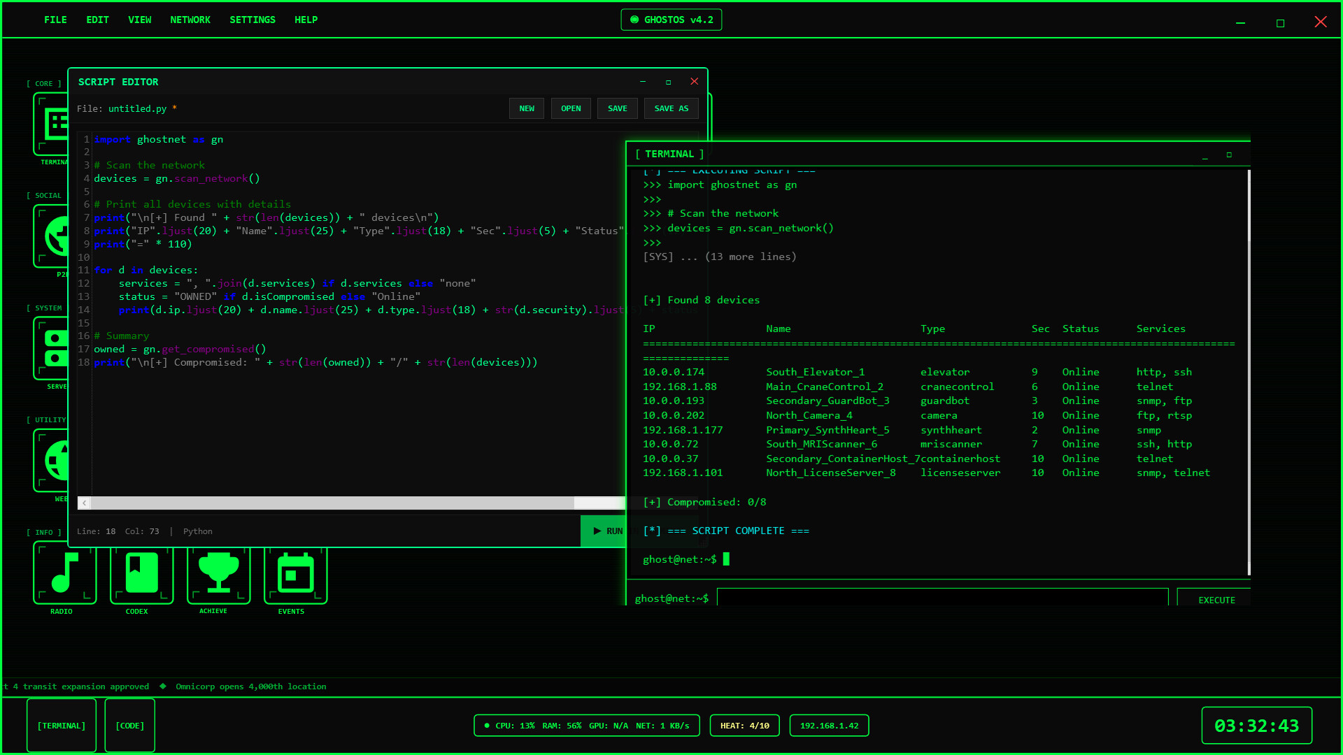 Ghost Network: Dark Hacker