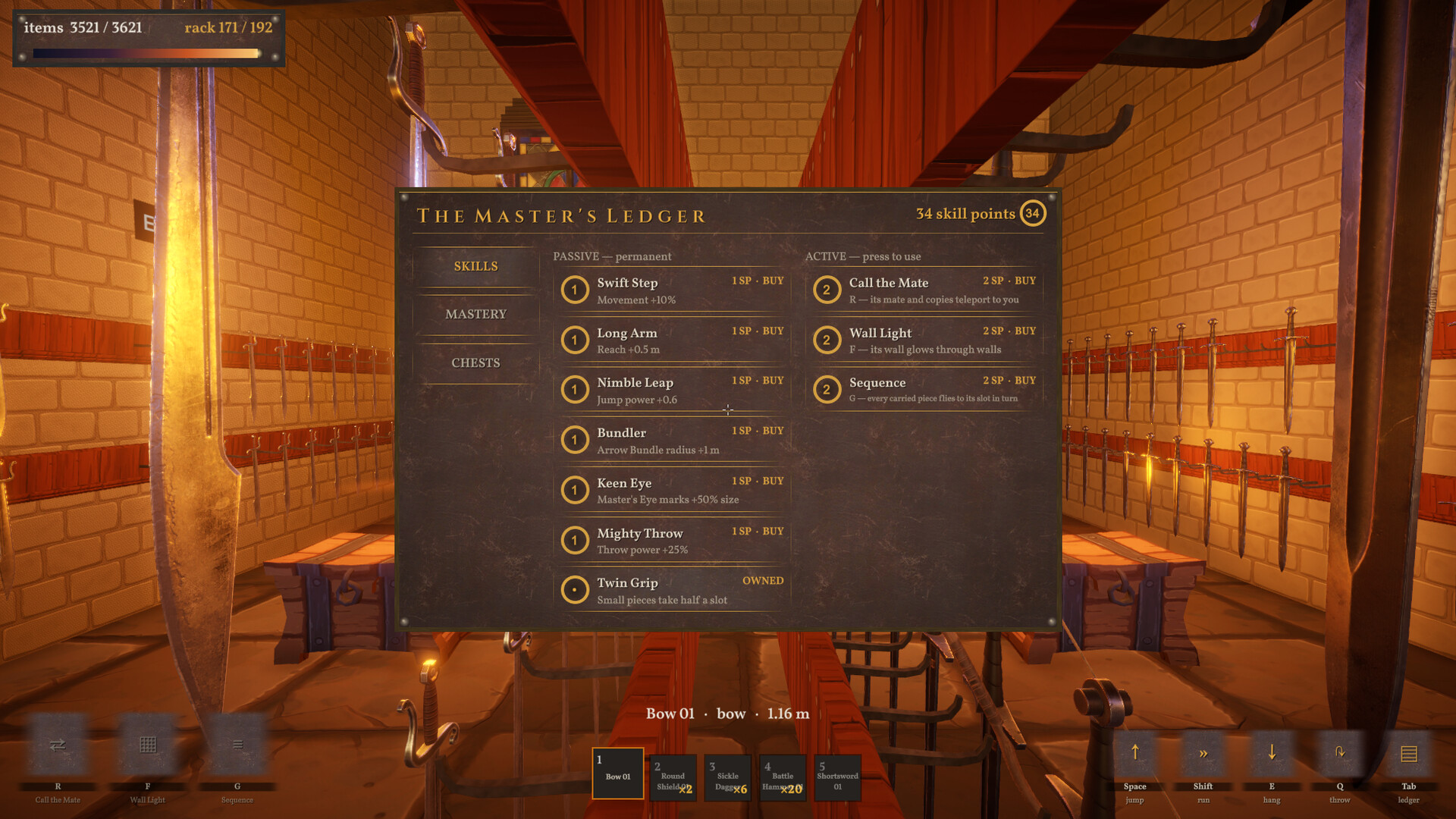 Armorer: Tidy Up the Armory Before Dawn